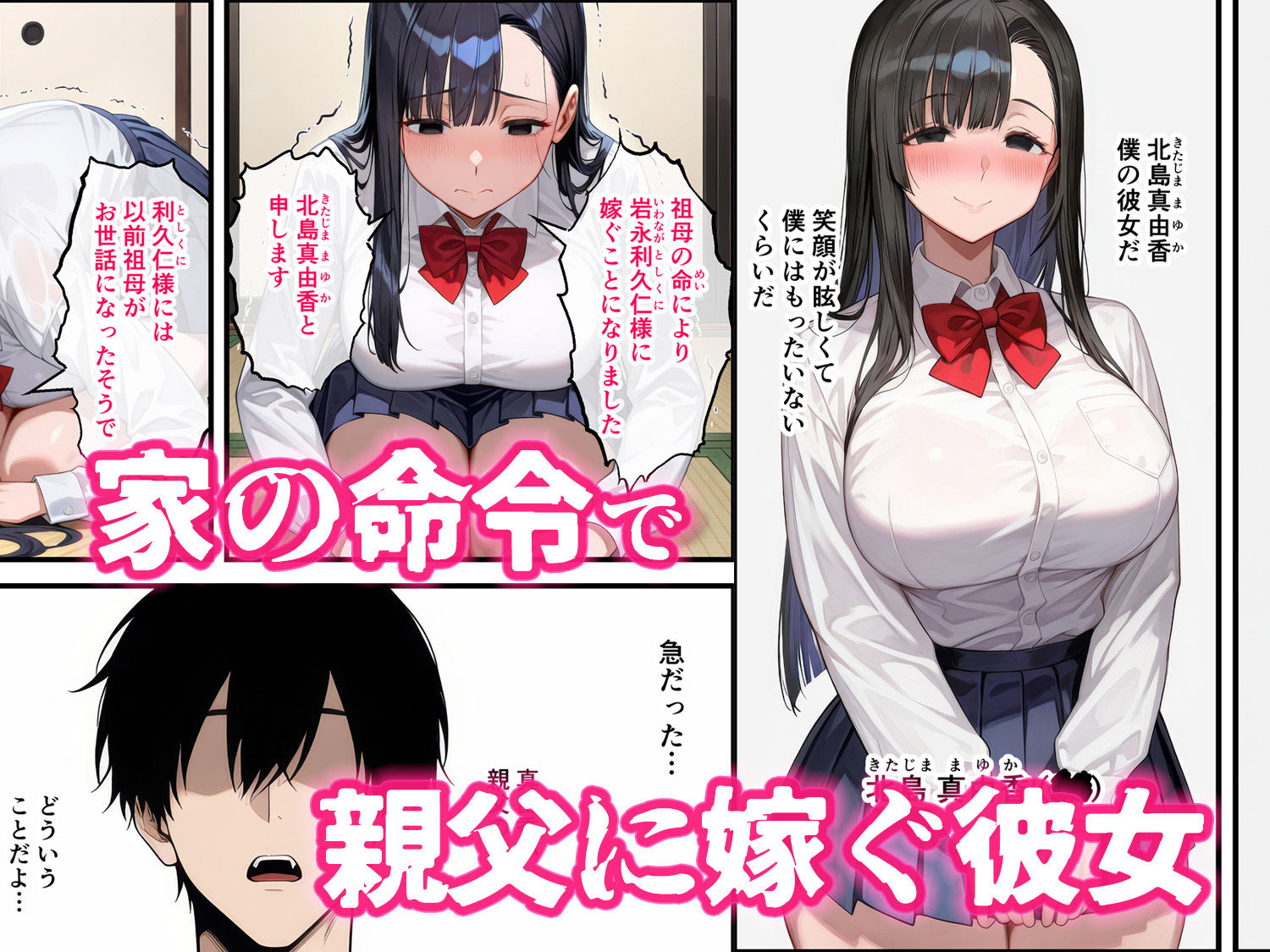 父の子を孕む彼女、彼女が母になった日〜最愛の彼女が寝取られて、父とボテ腹セックスの日々を過ごす サンプル3