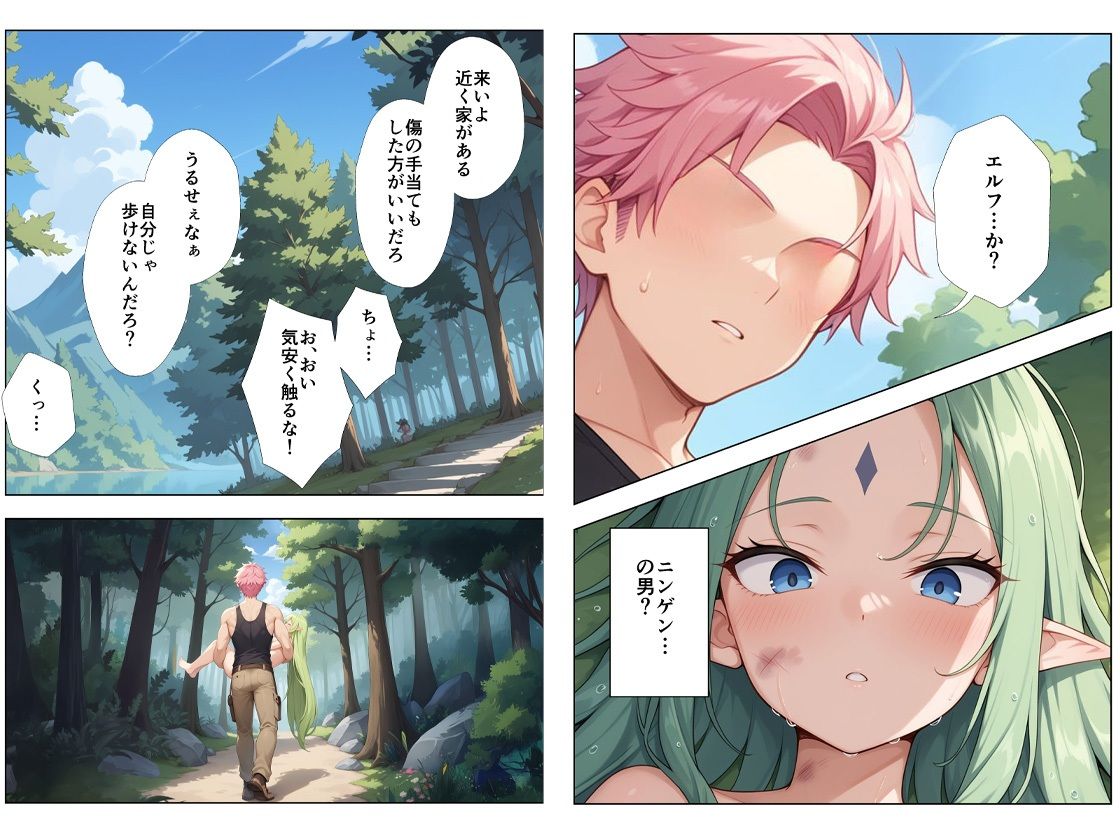 サンプル画像6:ボロボロのエルフを拾ったお話2前編(ココナッツパンチ) [d_730663]