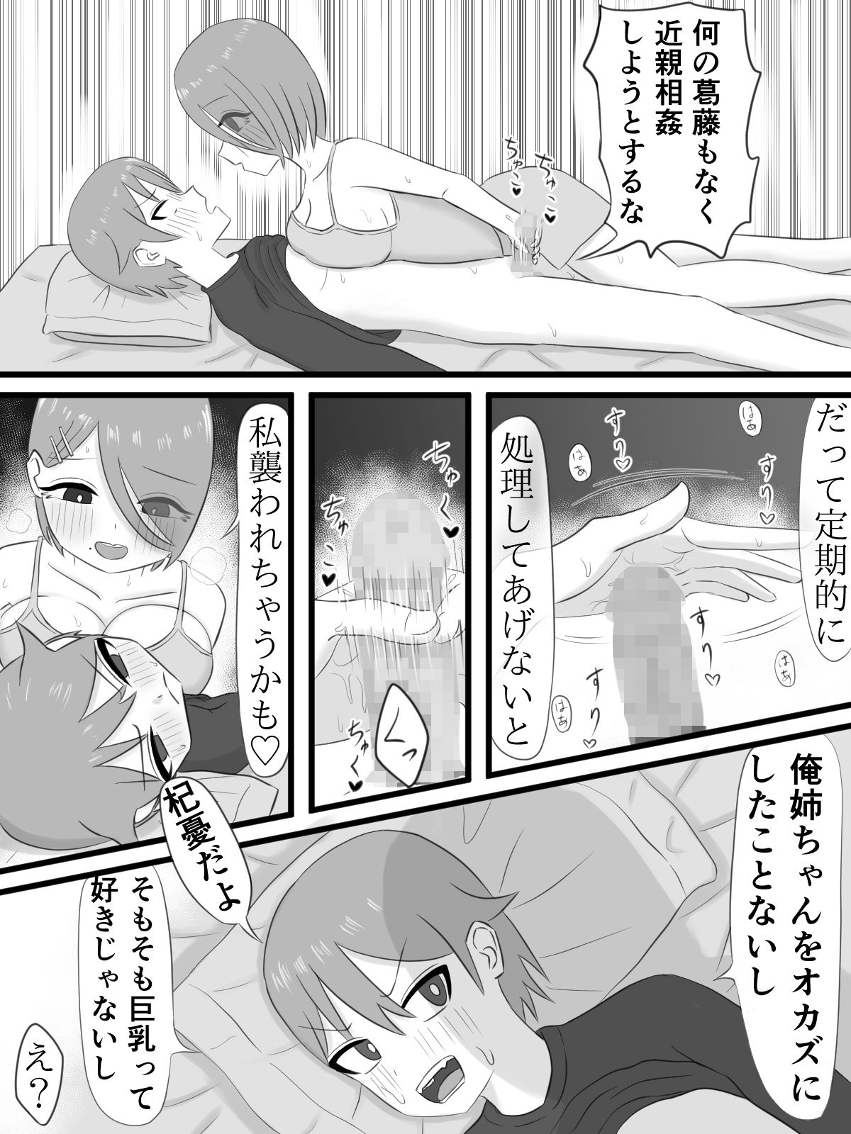 片目隠れお姉ちゃんは弟の性処理がしたい 画像2