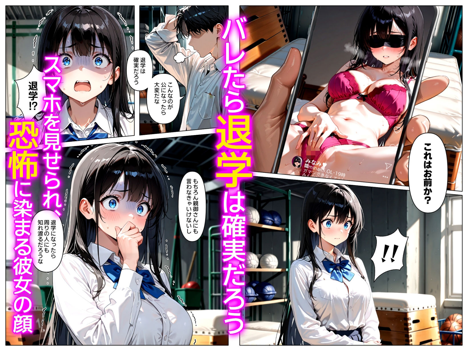 裏アカがバレて絶望する教え子を脅迫し、俺の性奴●にする話 画像3