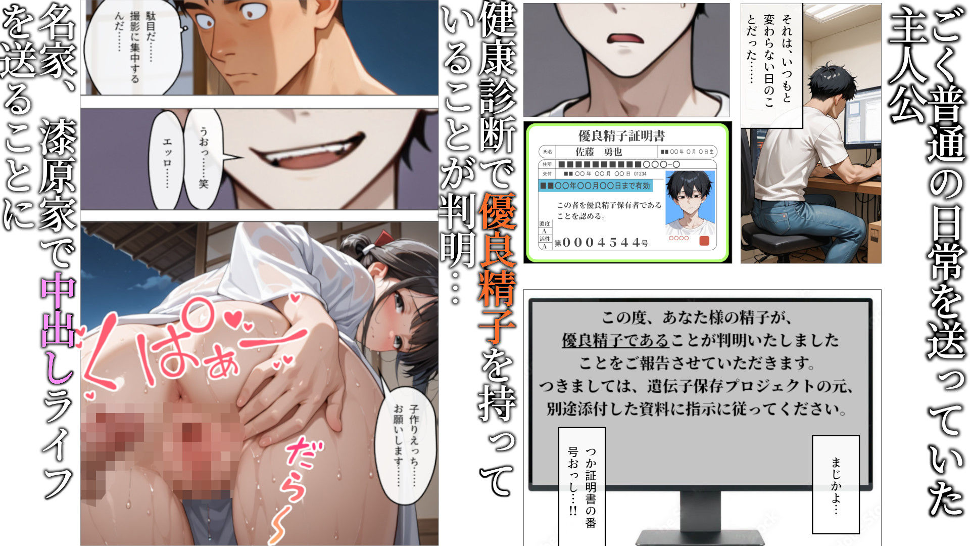 サンプル画像1:妊同居壱  〜優良精子保有者の俺は、名家の人妻が妊娠するまで同居する〜(床ジョージばずーか) [d_731421]