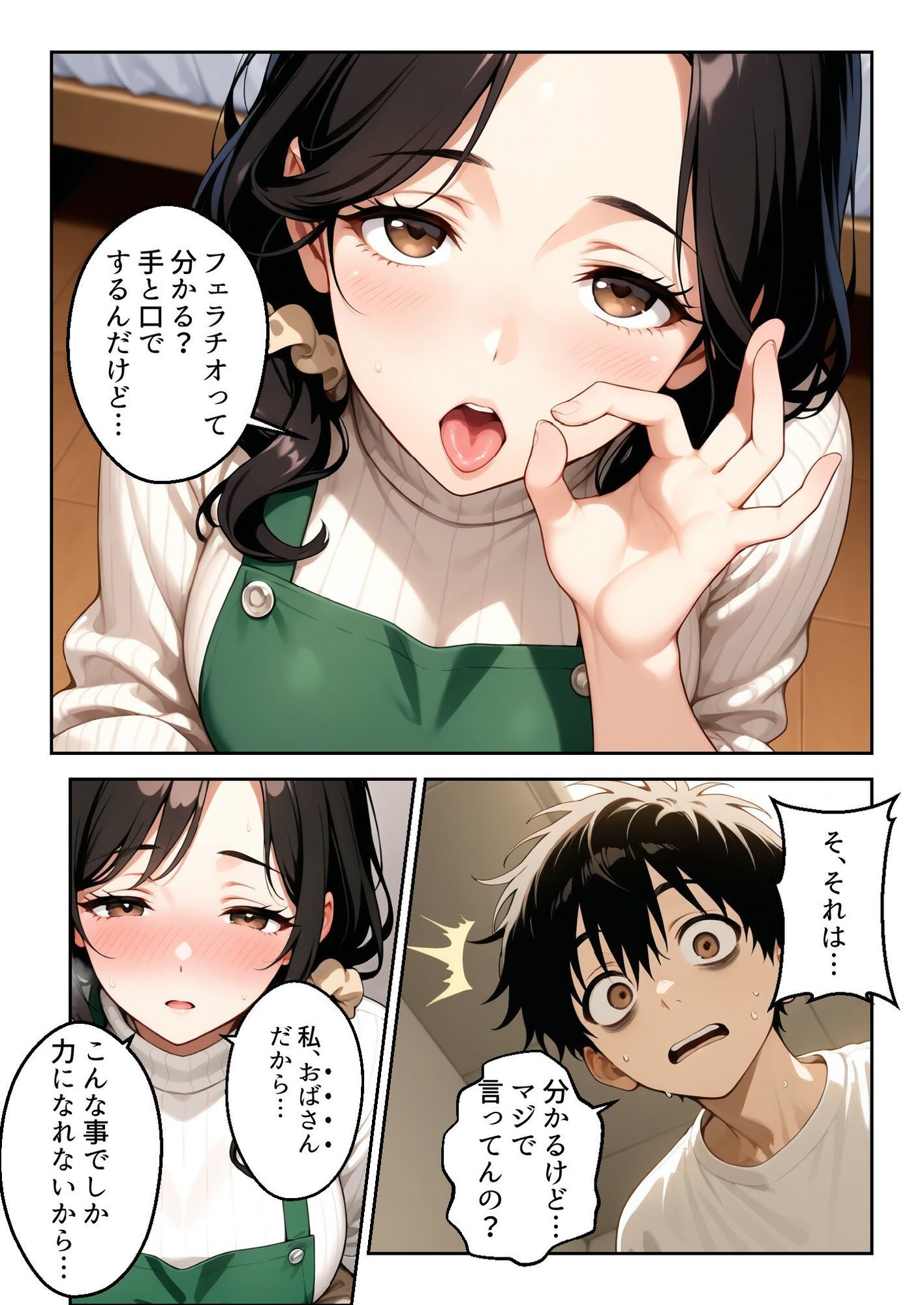 深夜の受験勉強。義母の差し入れは裏口（アナル）でした。 画像3