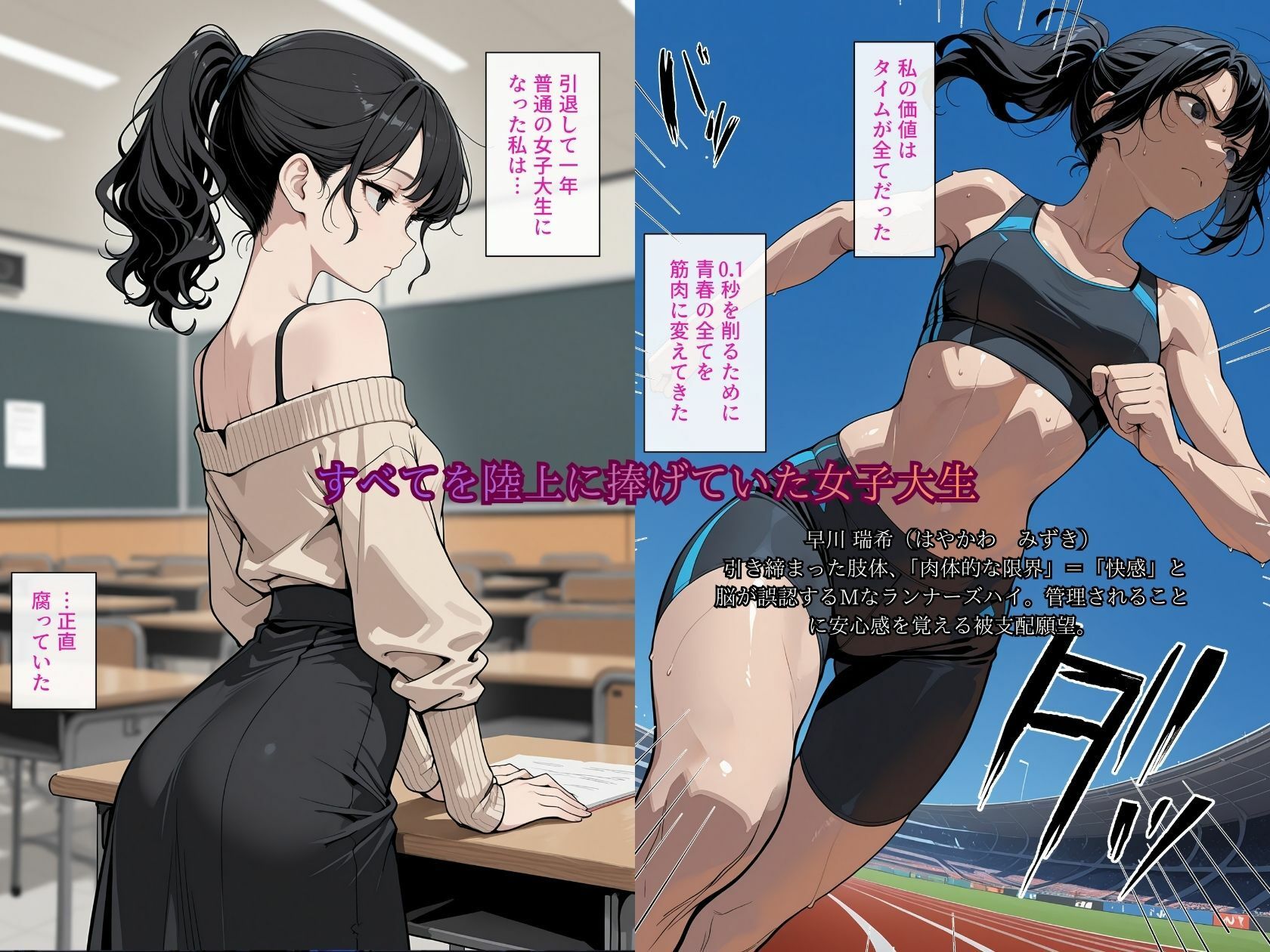 元陸上部エースの私が、幼馴染の「性処理」専用ボディになるまで エロ漫画3