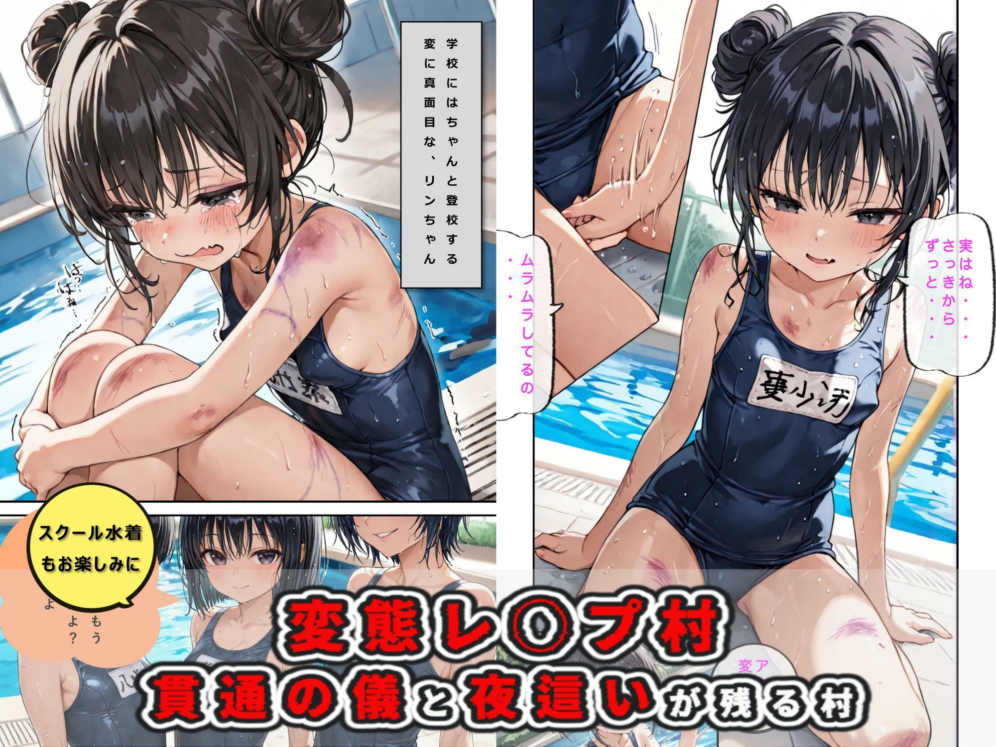 変態レ◯プ村:貫通の儀と夜●いが残る村 エロ漫画8