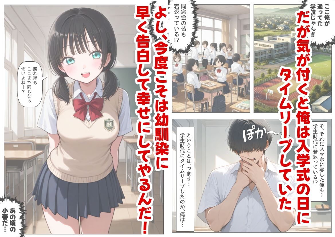 片思いの幼馴染は俺が何度タイムリープしても、非処女になる件 画像6