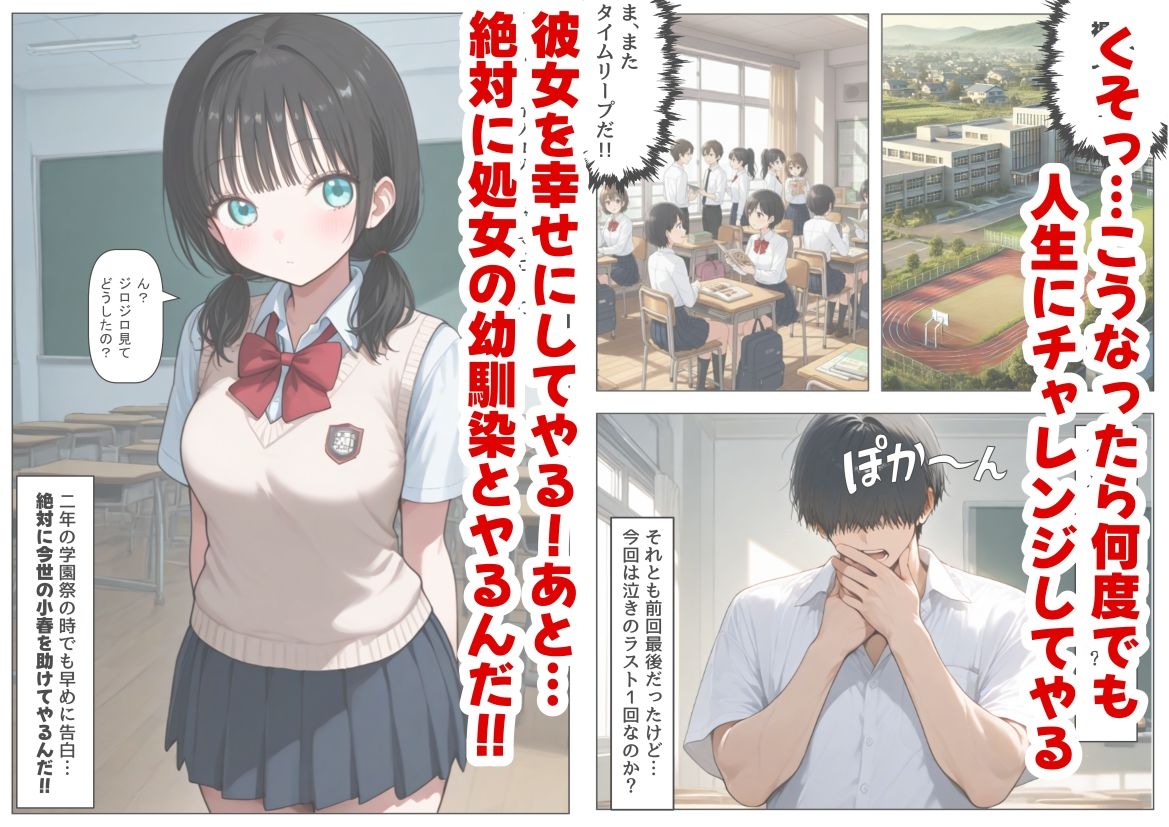 片思いの幼馴染は俺が何度タイムリープしても、非処女になる件 画像8