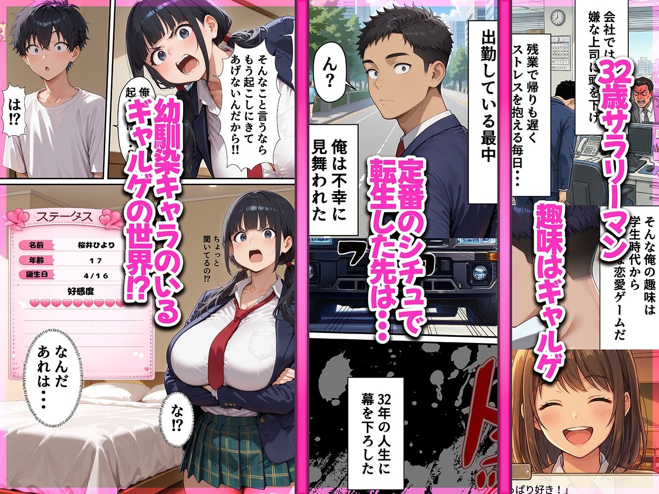 ギャルゲー世界に転生したら、ヒロイン達がライバルキャラに次々と寝取られた 画像1