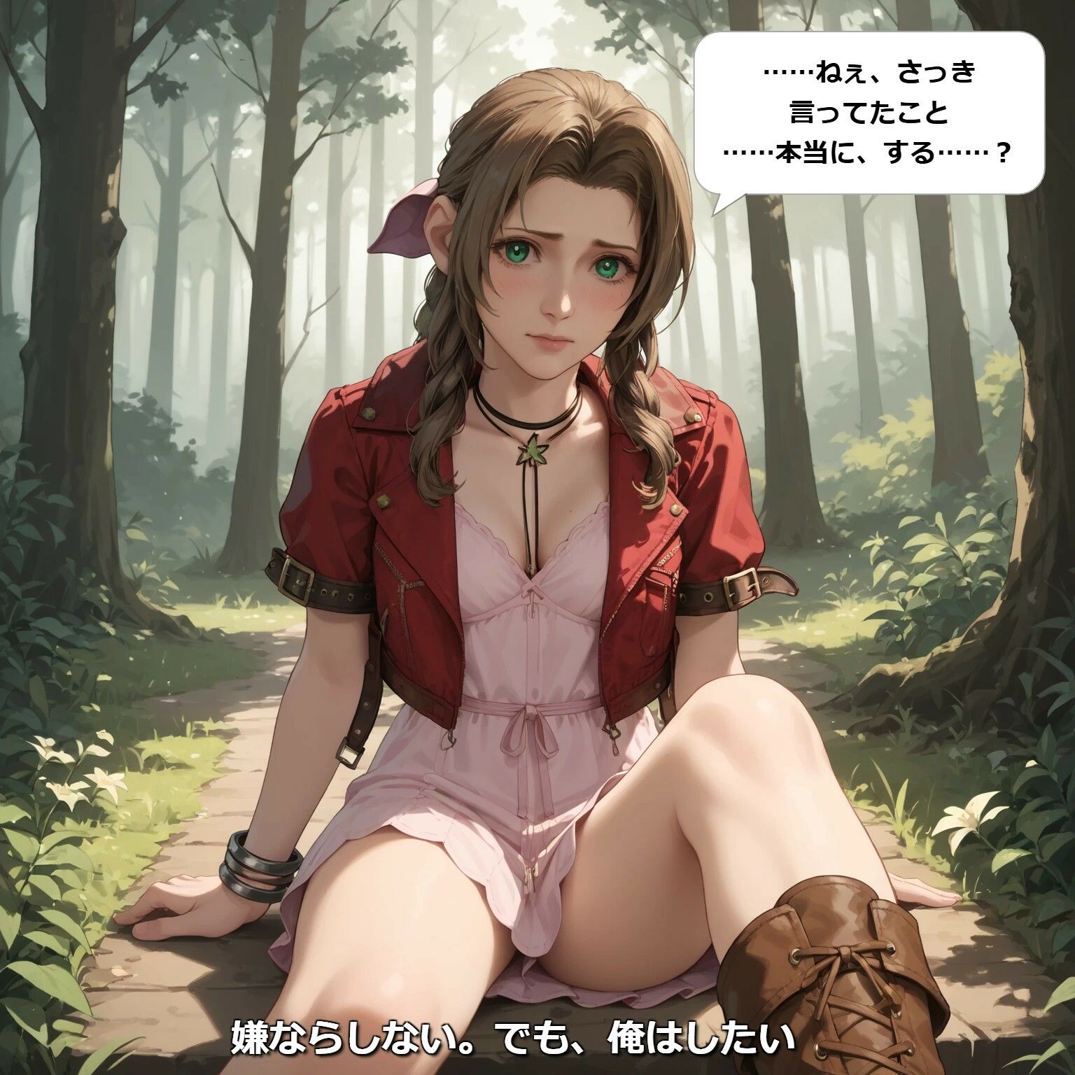 【フルカラー漫画】木漏れ日の調べに濡れて――。エアリ●と迷い込む、白昼の秘め事 画像1