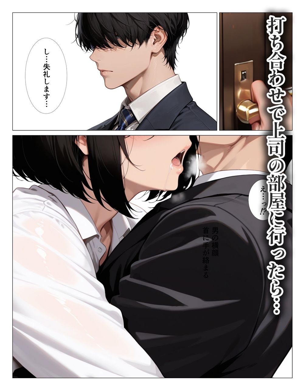 肉食過ぎるクールな上司に出張先で中出しさせられ続けた話 画像3