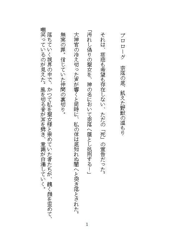 奈落へ処刑された聖女ですが、絶倫の野獣が助けてくれました。冒険者にクリを磨かれ、連続絶頂したらなぜか最強になったので、自分を捨てた国を見殺しにします 画像8