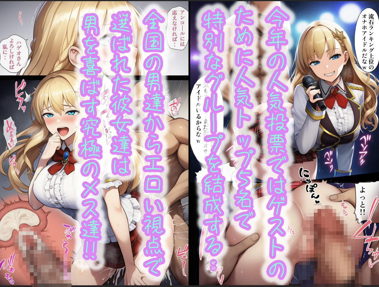 【無料エロ漫画】d_733017 俺だけ何をしても許される世界seen3ライブ編(ぴんぴん丸)