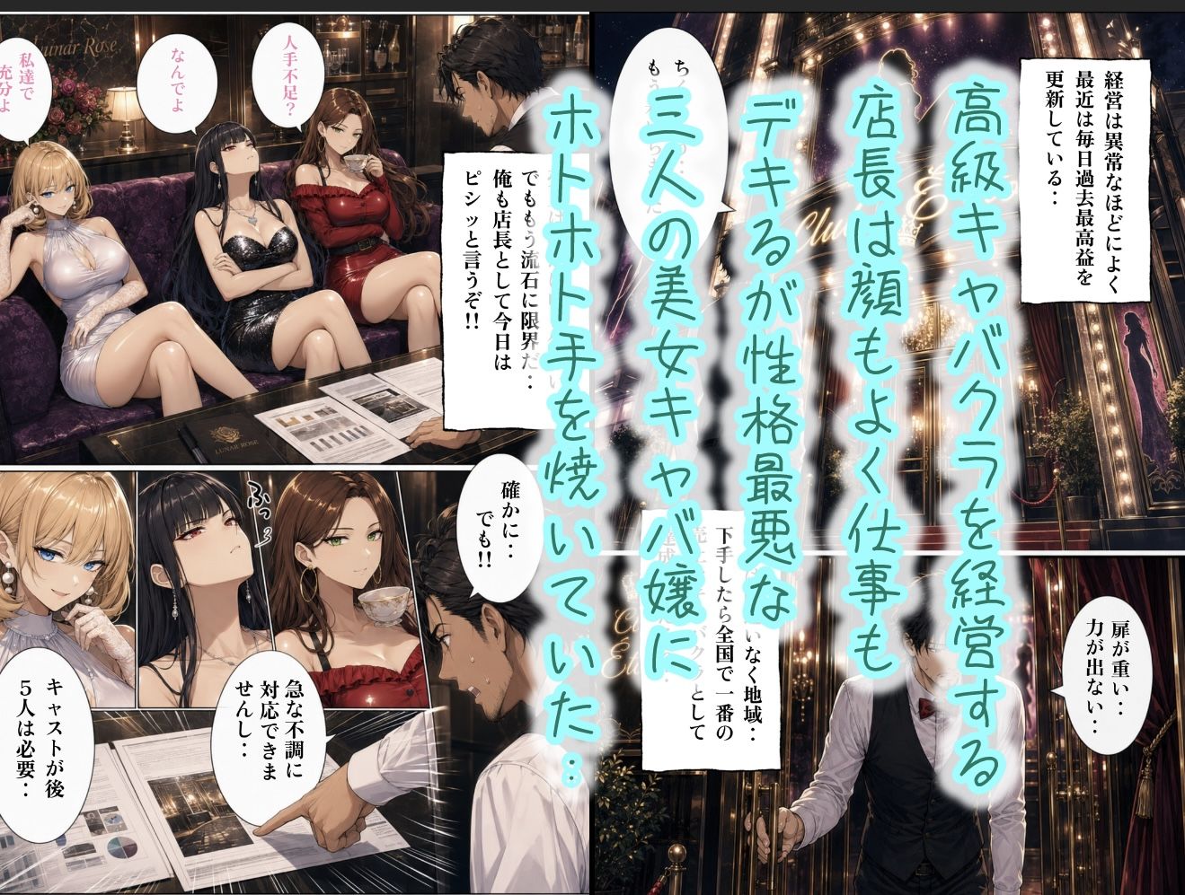 【無料エロ漫画】d_733020 俺だけ何をしても許される世界seen5キャバクラ編(ぴんぴん丸)