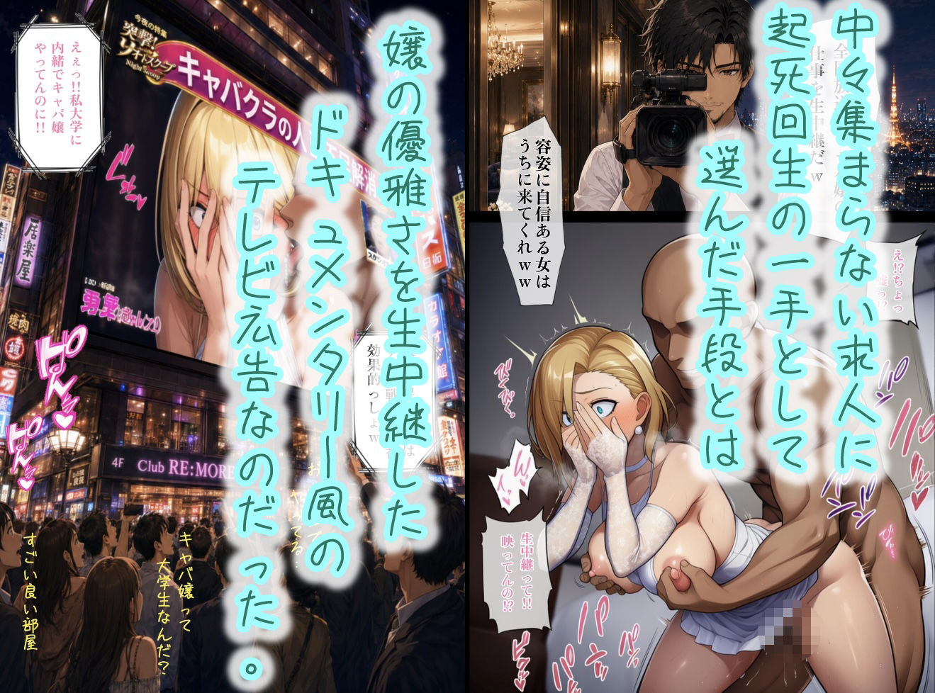 【無料エロ漫画】d_733020 俺だけ何をしても許される世界seen5キャバクラ編(ぴんぴん丸)