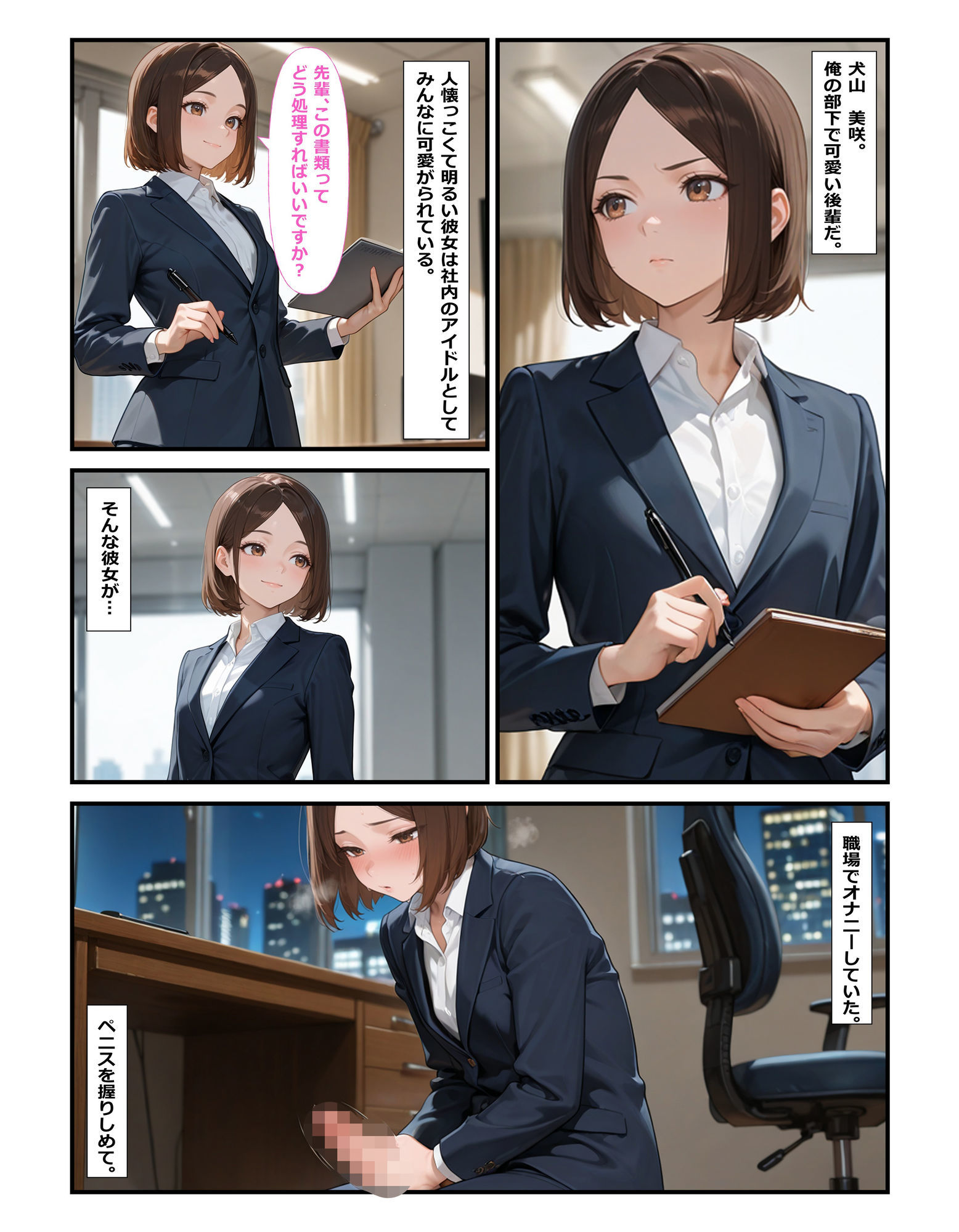 サンプル画像1:部下の犬山さん♀が職場でオナニー♂してた(BLUEMOON NOVEL) [d_733152]