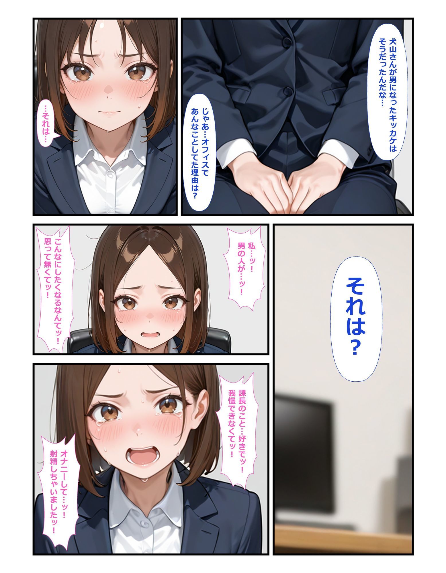 サンプル画像5:部下の犬山さん♀が職場でオナニー♂してた(BLUEMOON NOVEL) [d_733152]