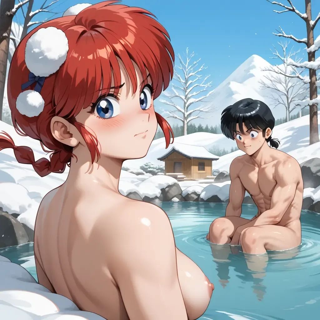 女の俺と男の俺 （女乱馬vs 男乱馬）