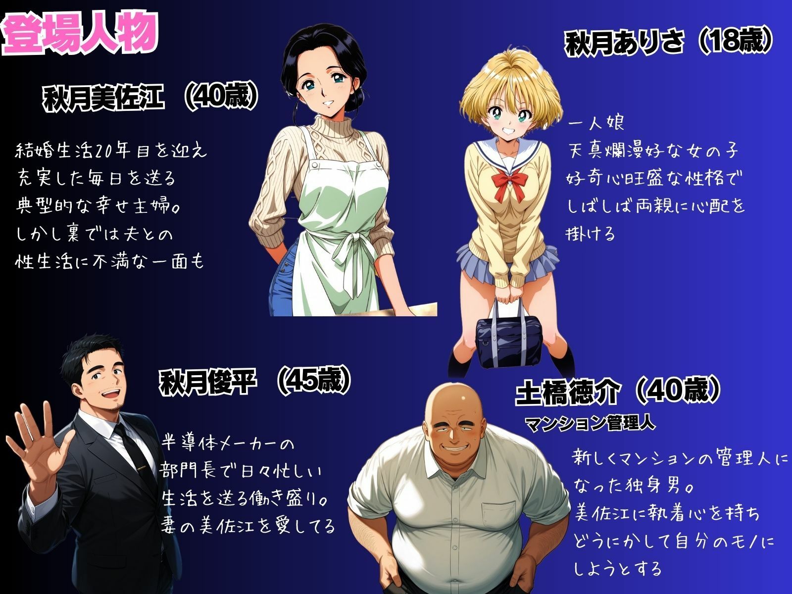 母娘娯楽2〜管理人の罠に堕ちた母娘〜  美佐江（母）の章（中編） 画像1