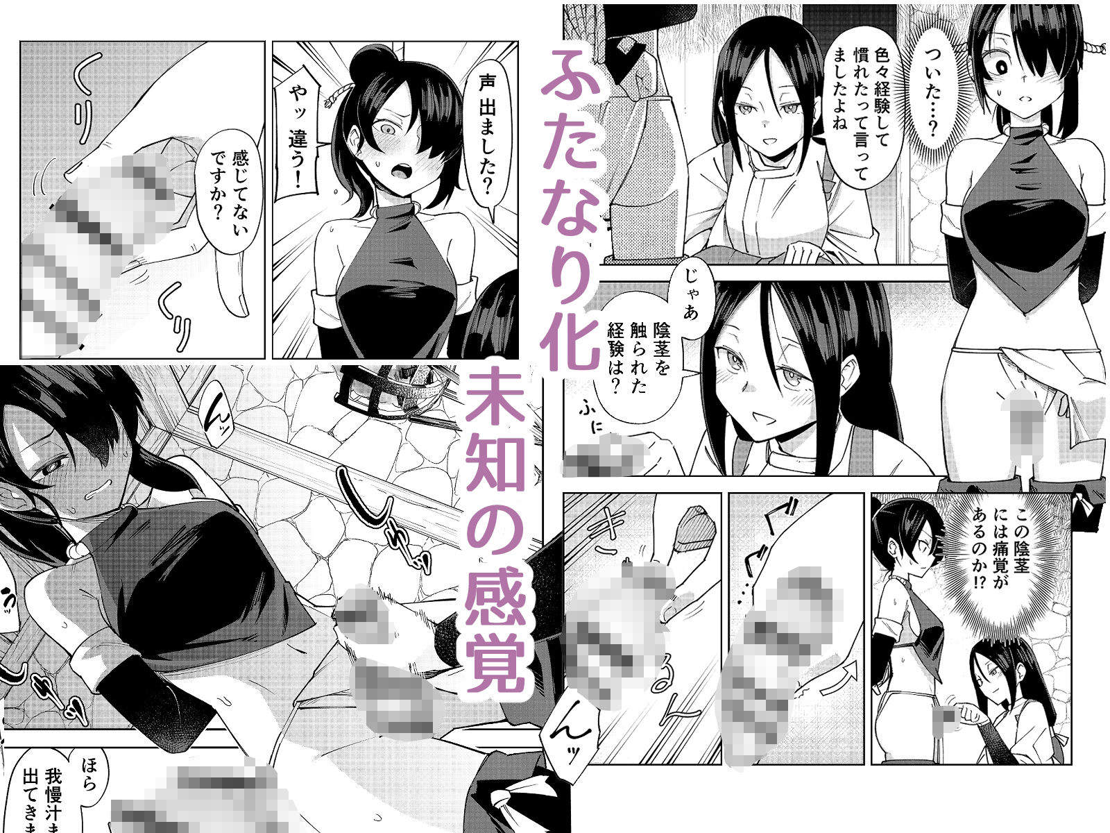 ふたなり化くノ一○問 〜○問耐性持ちくノ一 初めてのペニス責め〜 画像3