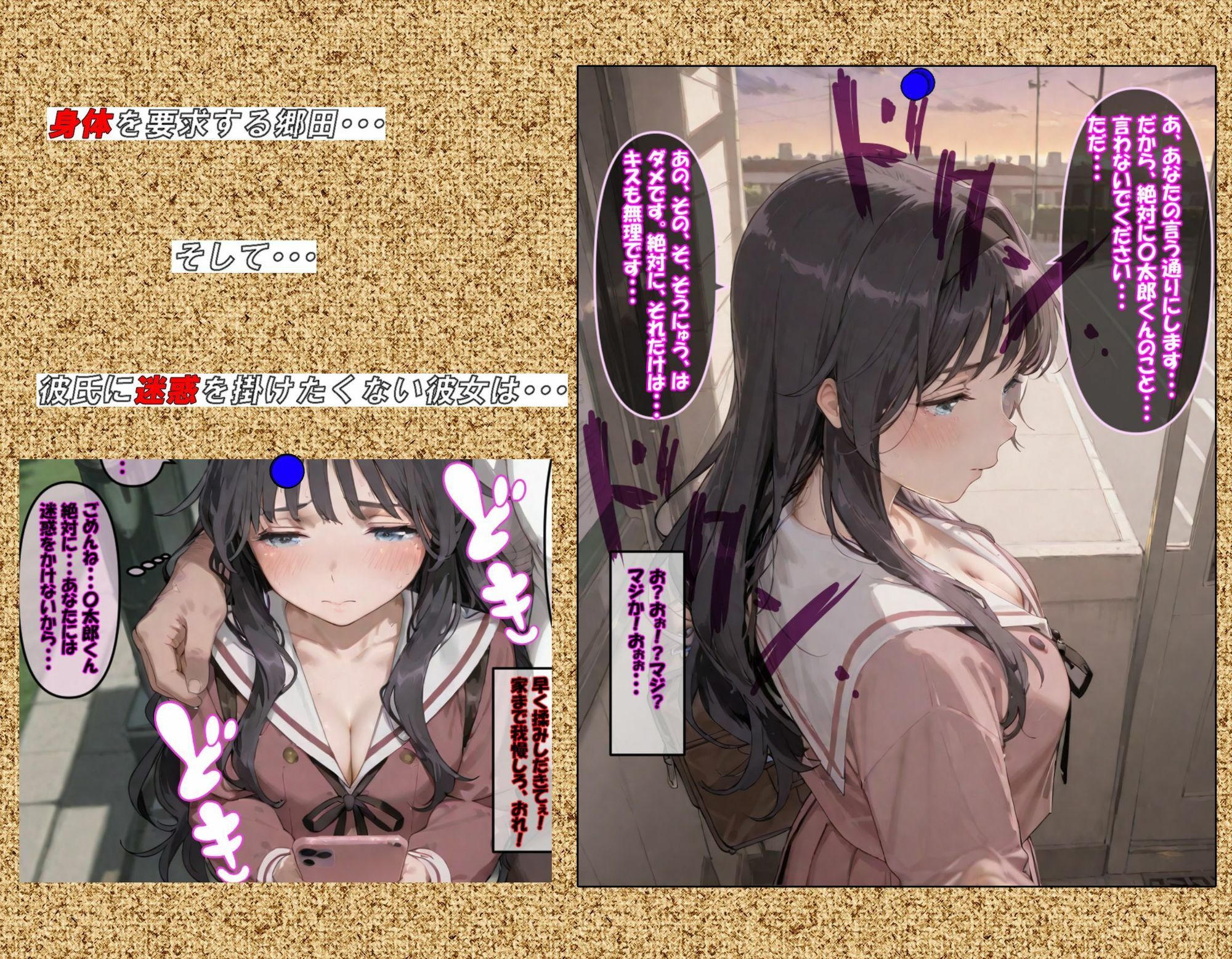 【最終完全和姦宣言01】和〇薫子  脅迫媚薬寝取られ〜ハゲデブ教師の絶倫デカチンポに媚薬お香でトロトロ発情！理性溶けてアヘイキ68回で射精16発で朝まで完堕ちNTR〜 画像5