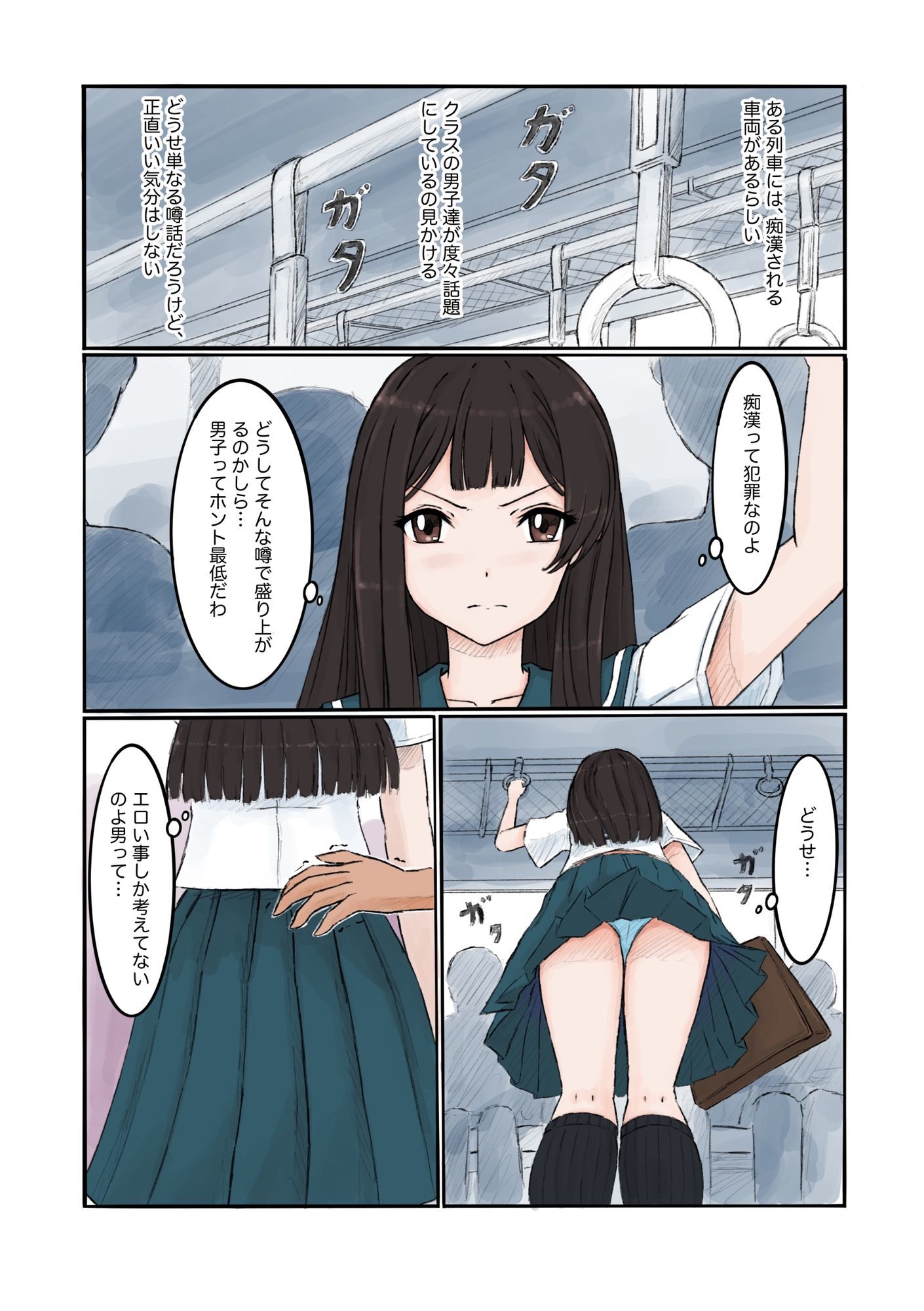 ある列車にはチカンされる車両があるらしい 画像1