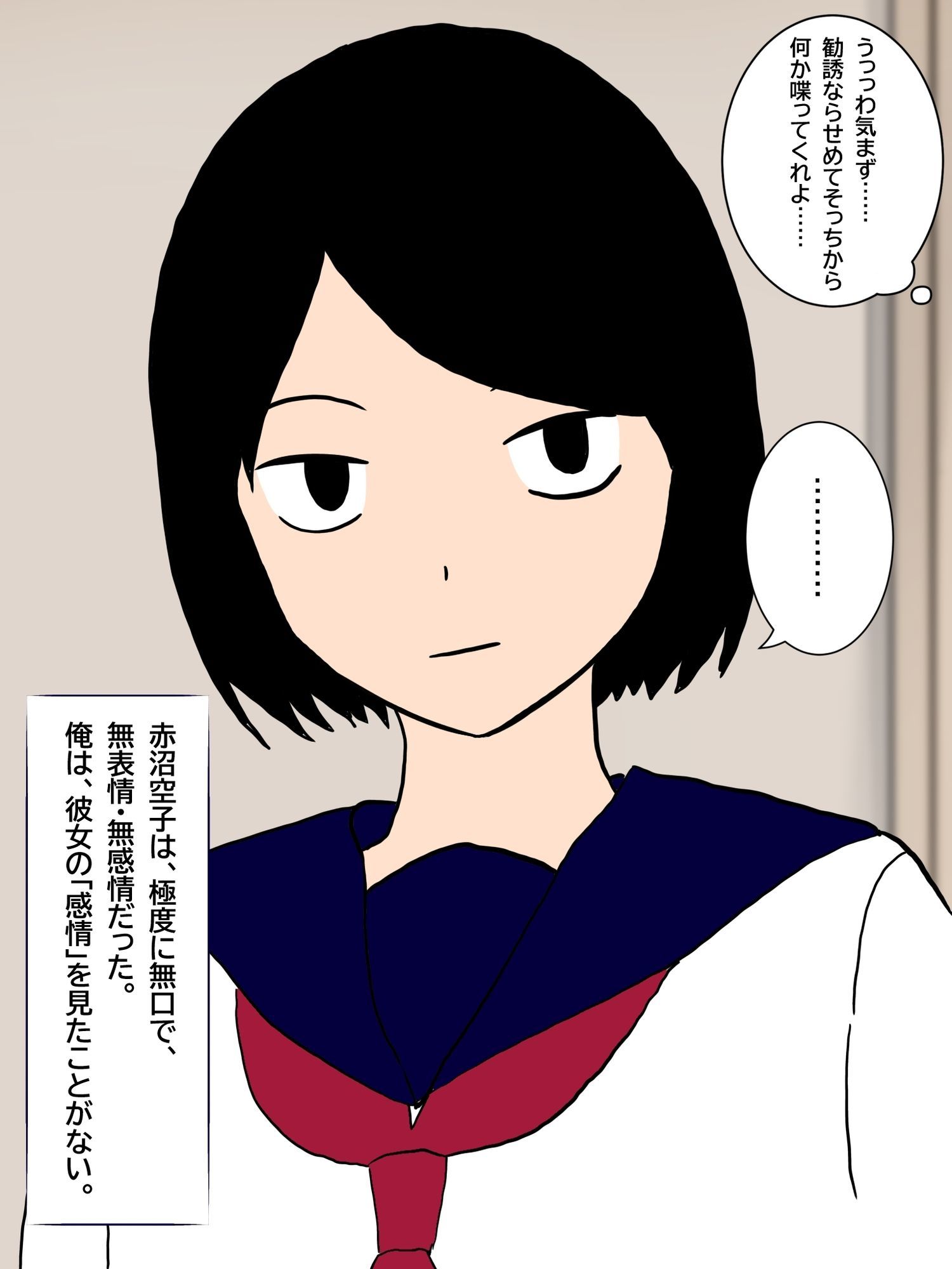 俺の家に宗教勧誘に来た同級生の無口な女子と無責任中出しセックスする。 画像2