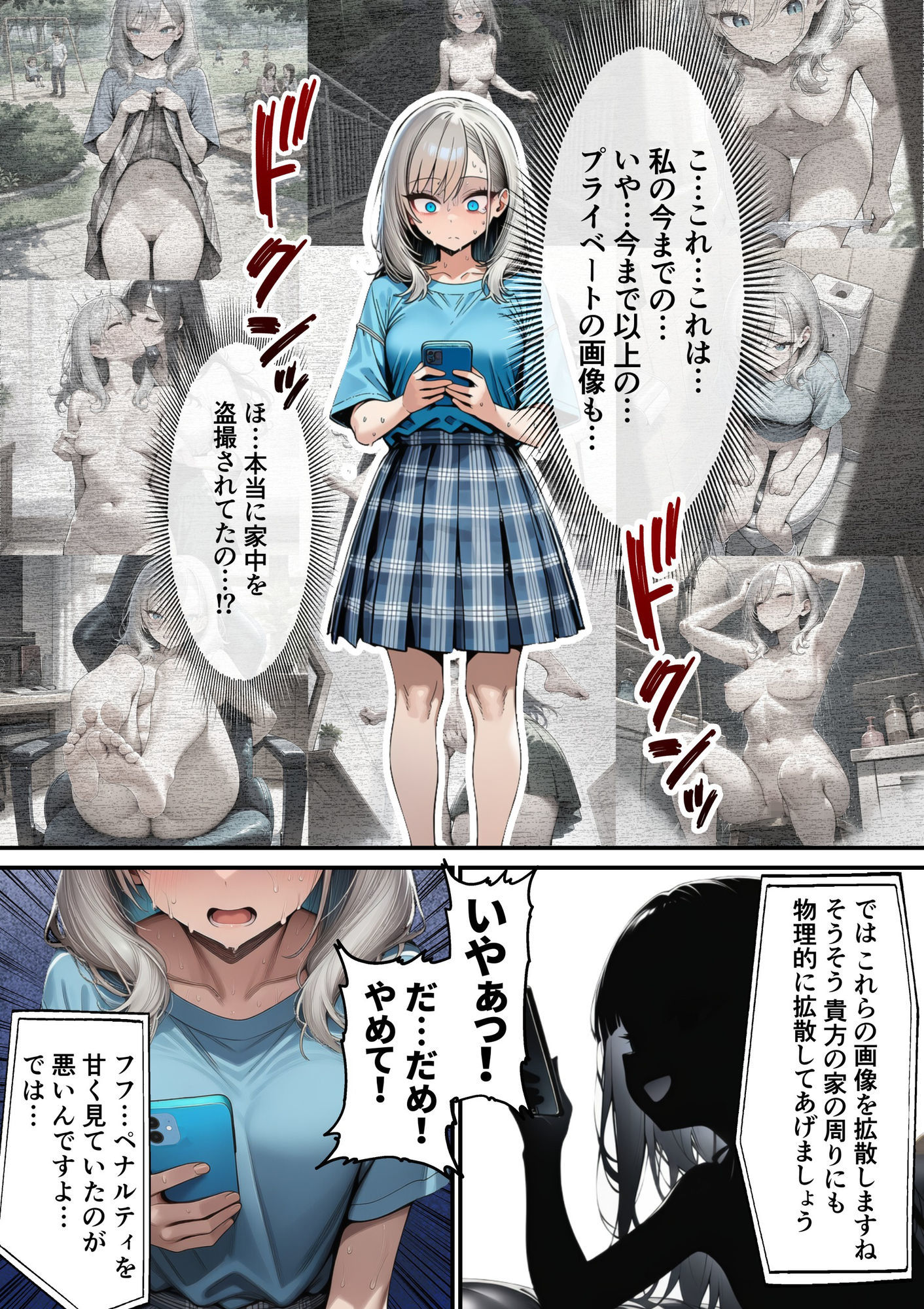 軽い罰ゲームのつもりが、親友三人まとめて弱みを握られ、羞恥指令に従わされるようになった話 ―中編― 画像2