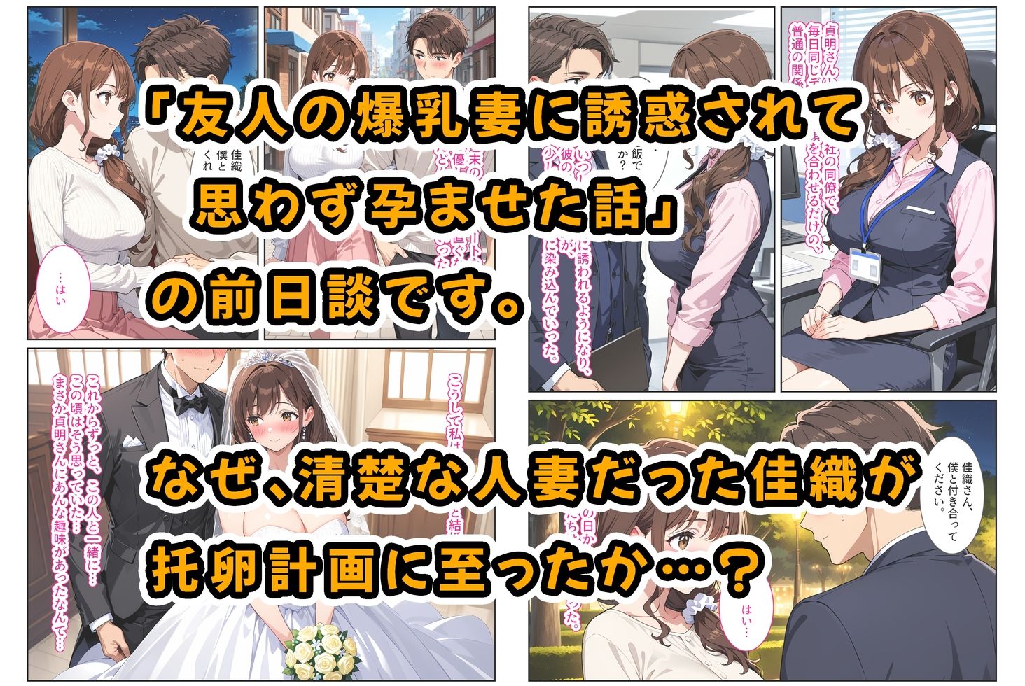 友人の爆乳妻に誘惑されて思わず孕ませた話‐前日譚〜夫の性癖で托卵覚醒した清楚妻〜 画像1