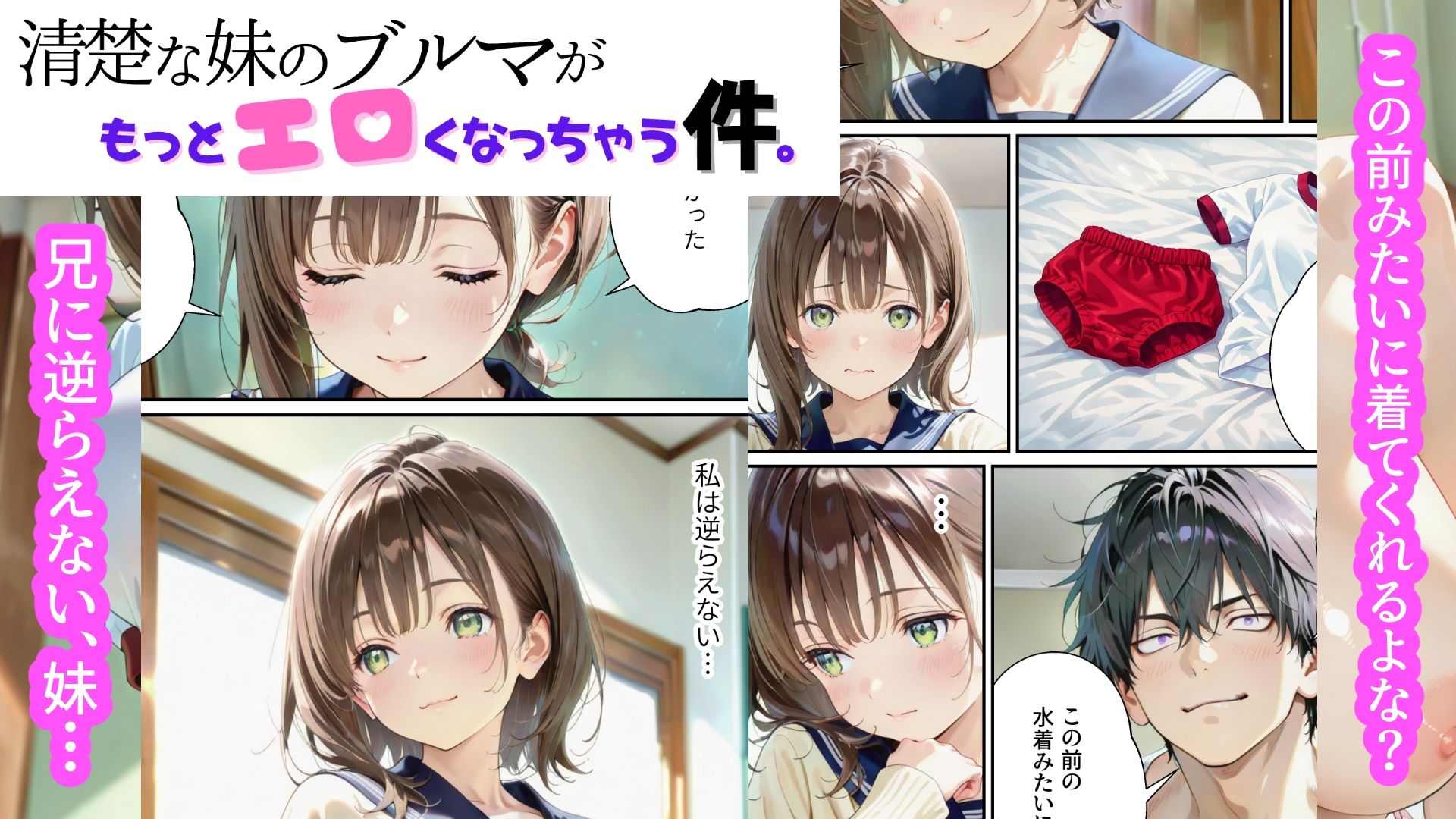 清楚な妹のブルマが、もっとエロくなっちゃう件。第3話「体操着編」 画像2