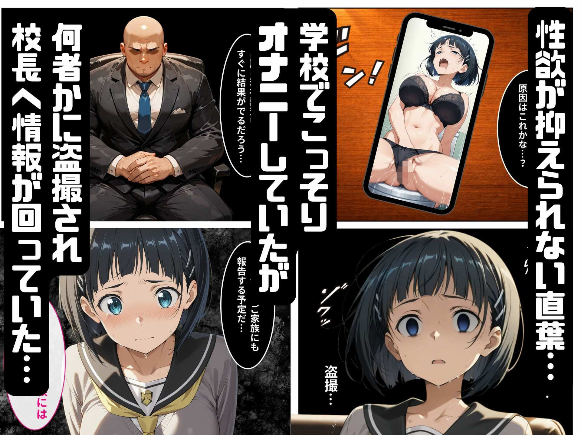 寝取られた直葉-校長のちんぽでメス堕ちする 画像4