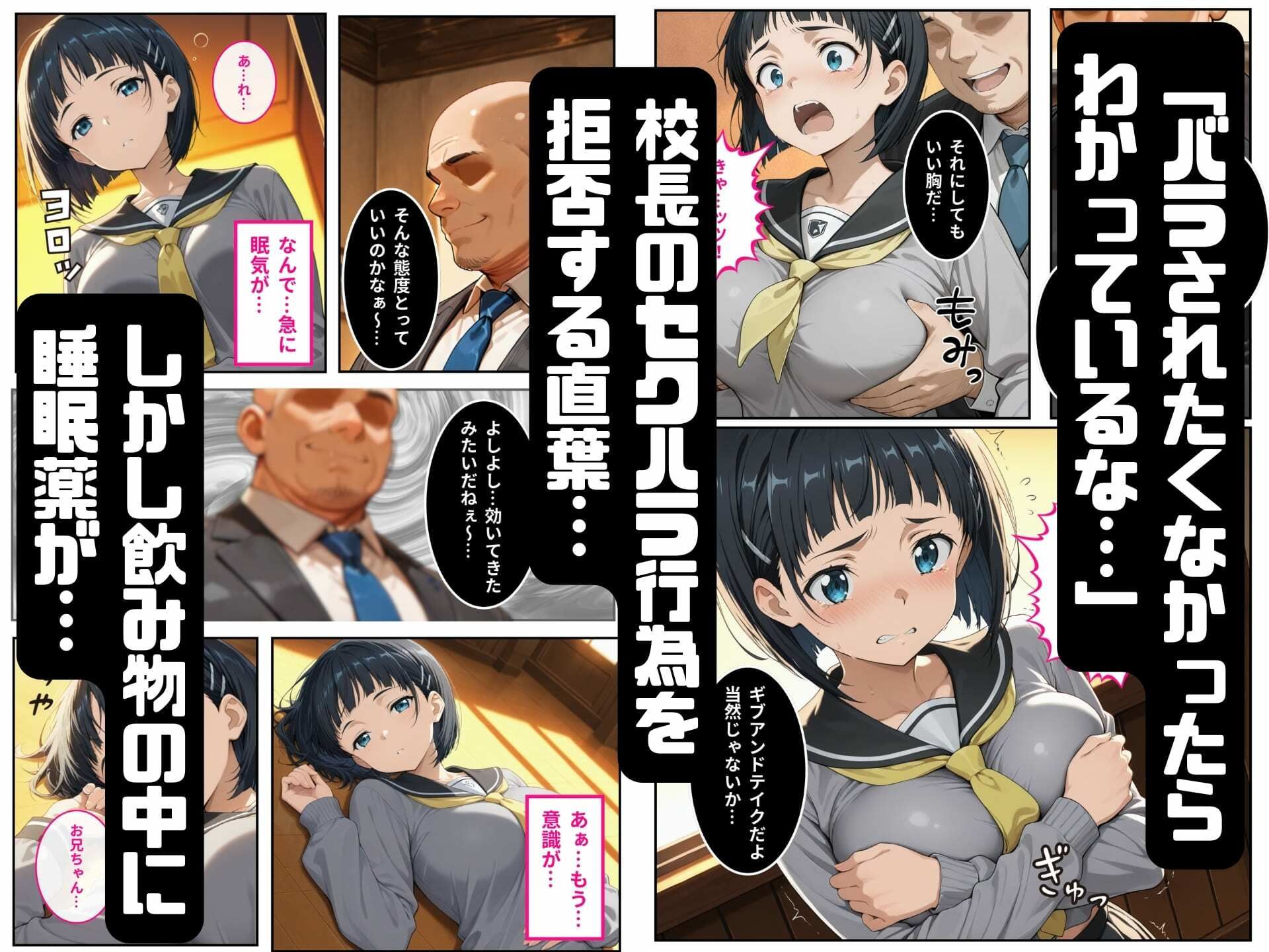 サンプル画像5:寝取られた直葉-校長のちんぽでメス堕ちする(ストロベリーの木) [d_734392]