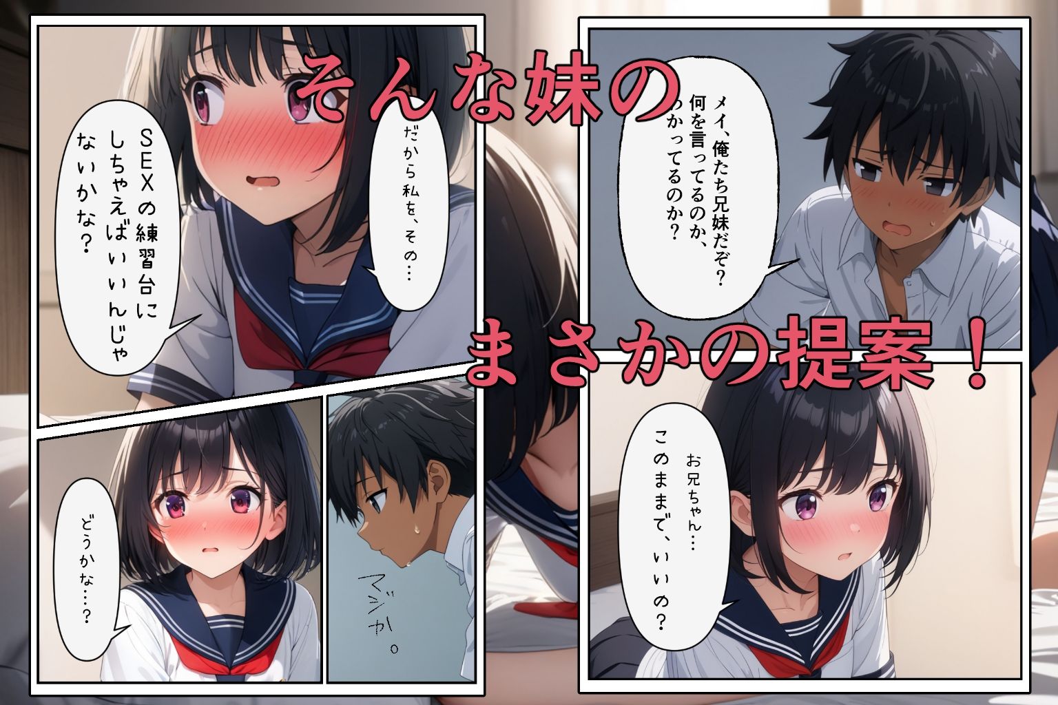 実はブラコンな妹をSEXの練習台にしちゃった件 画像2