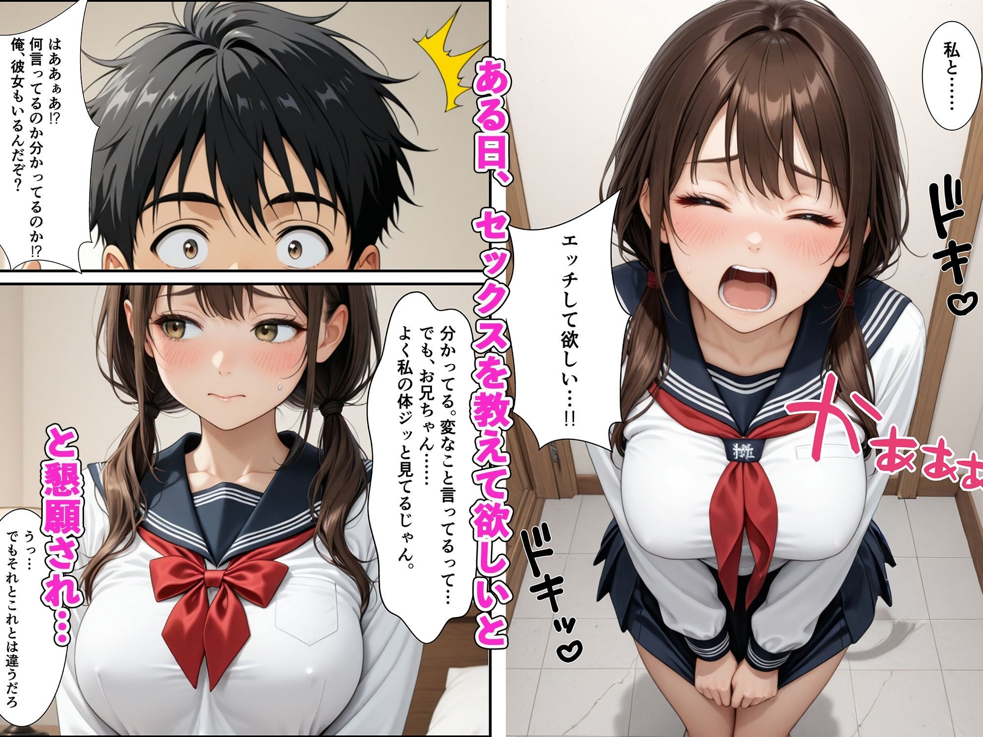 Fカップ妹と相性良すぎて生ハメSEXが止まらない 画像3