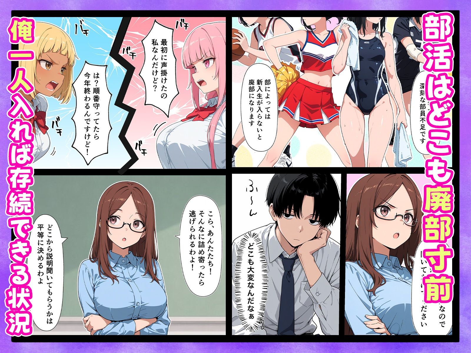 廃部寸前!?入部するまで終わらないドロドロ搾精体験入部 画像3