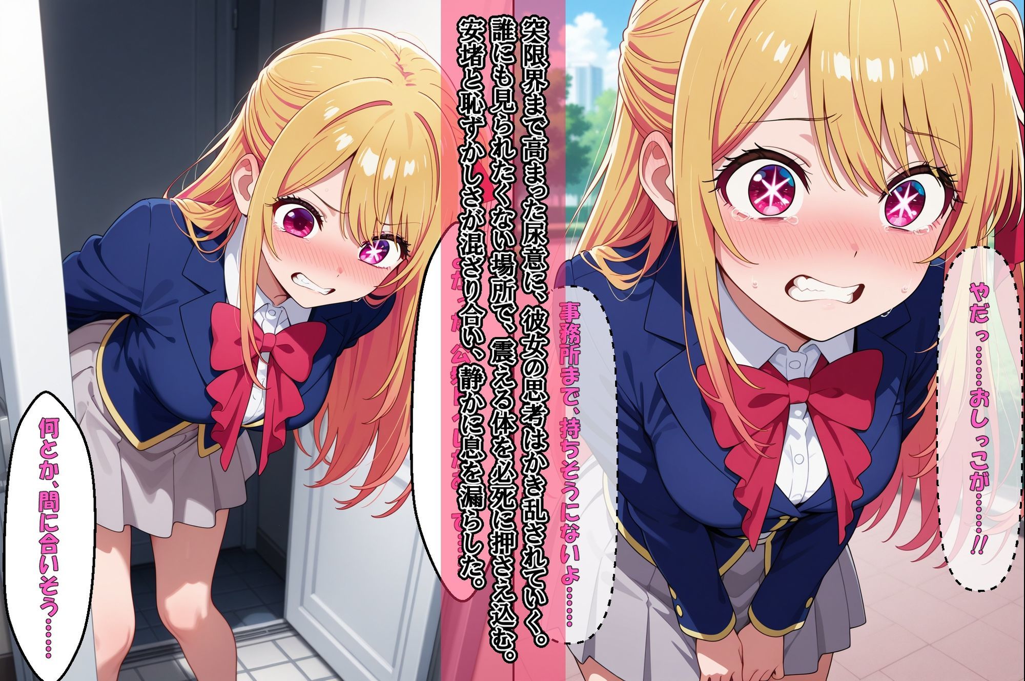 サンプル画像6:『◇ アイドル、捕獲完了（星〇アイ） ◇』＆『◇ アイドル、トイレの悪夢（星〇ルビー） ◇』2冊セット(エレガントビジョン) [d_734683]