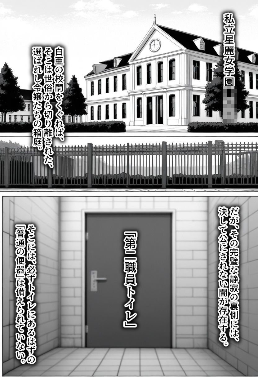 職員トイレの’小’便器〜チャイムが鳴るまで、ただの穴。