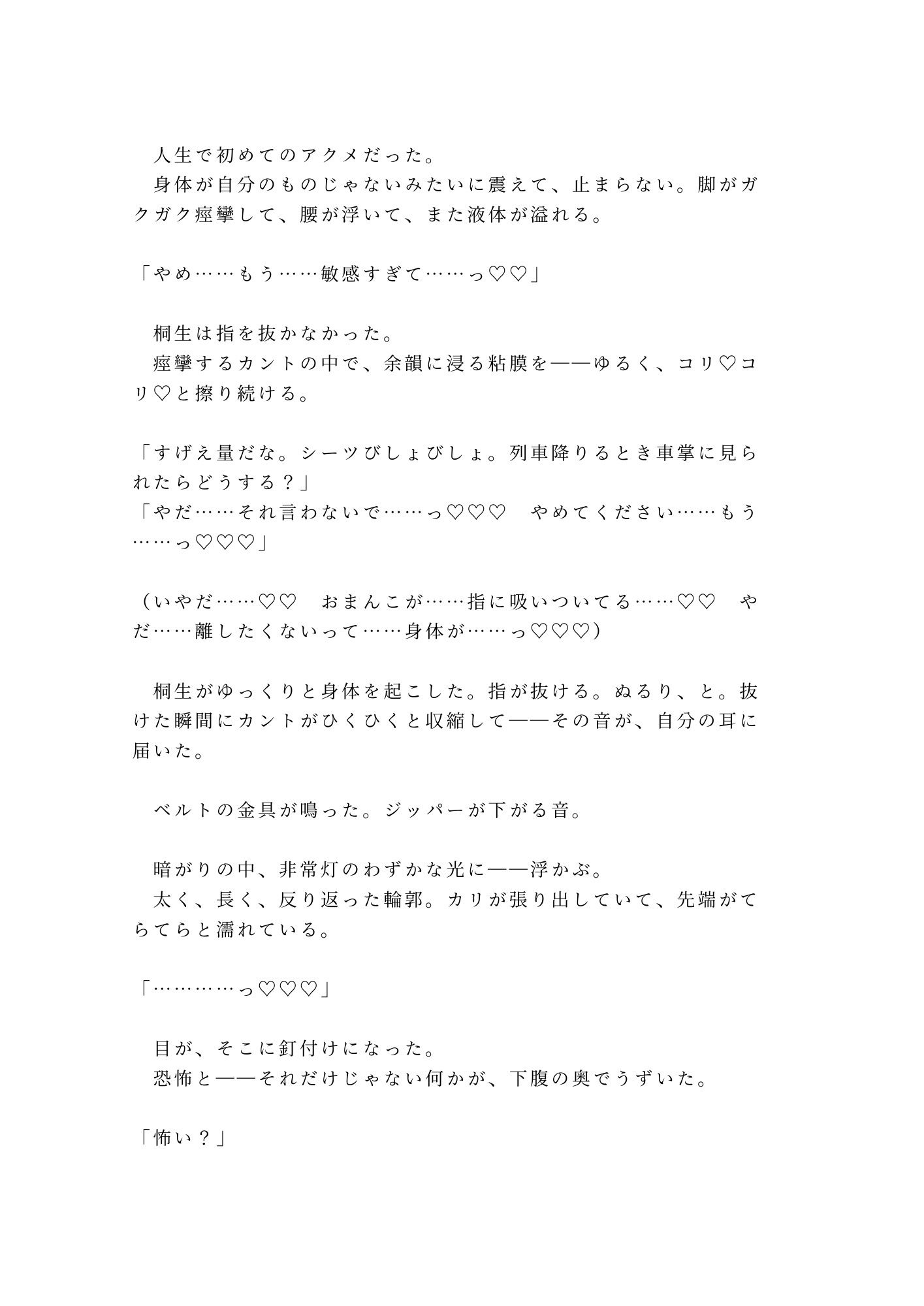 最終運行の寝台特急で同室になった元バーテンダーに一杯付き合えよと誘われ朝ま... sample