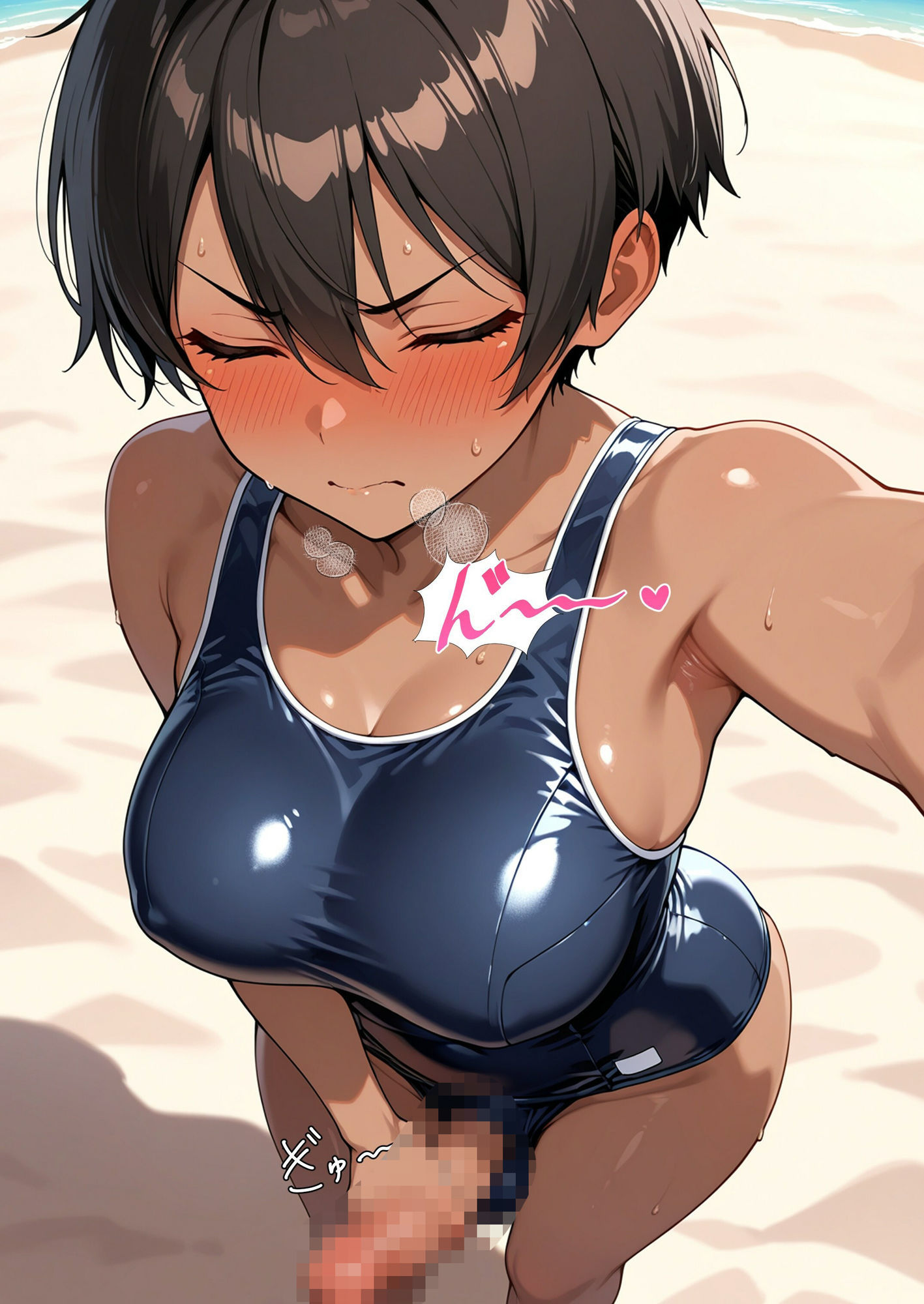 ふたなりギャルはオナりたい！ビーチ編 サンプル3