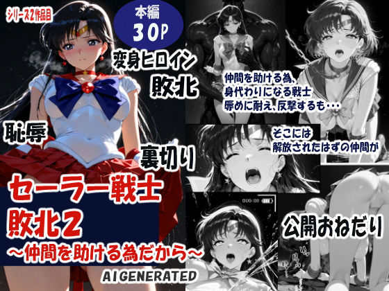 【無料エロ漫画】d_734848 セーラー戦士敗北 仲間を助ける為だから(焦がしカラメルラボ)