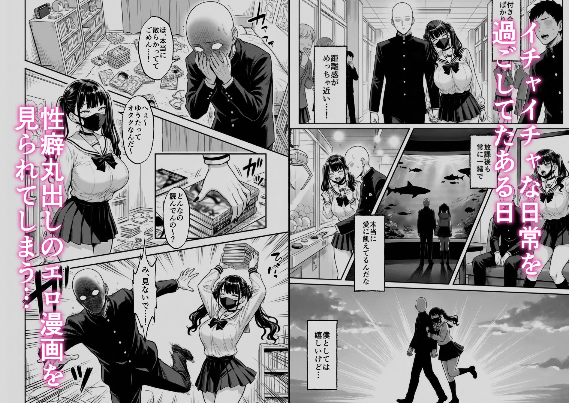 サンプル画像2:愛に飢えた爆乳地雷系ギャル(バタふらい) [d_735201]