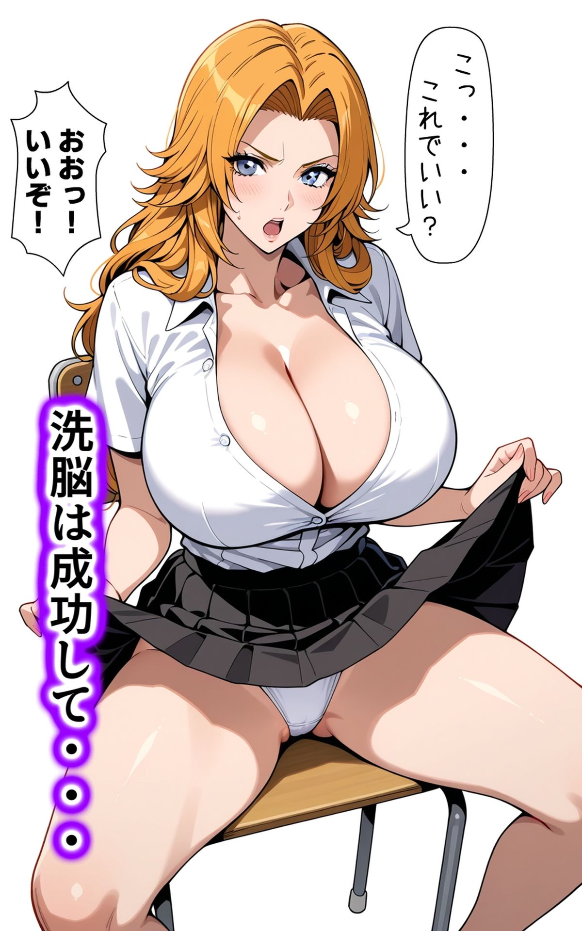 洗脳電波で性指導 生意気な巨乳ギャルJKの常識を書き換え洗脳支配し、エッチな命令で俺のオモチャにした話 画像4