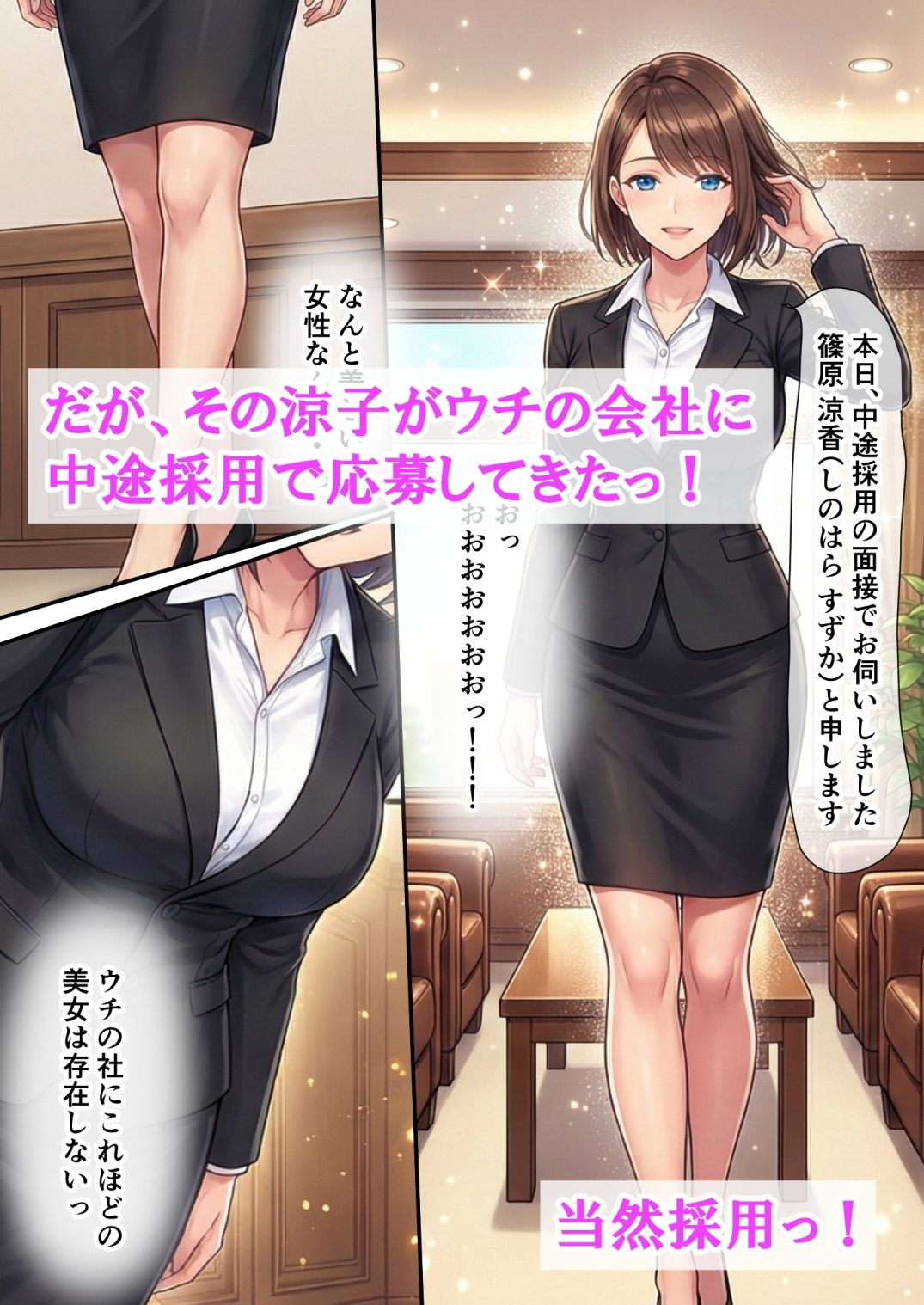 サンプル画像5:昼は清楚な部下、夜はドスケベ配信者の涼子さん。冴えない上司の肉棒に教え込まれ、自ら種を欲しがる肉便器に堕ちる(ベロナス) [d_735306]