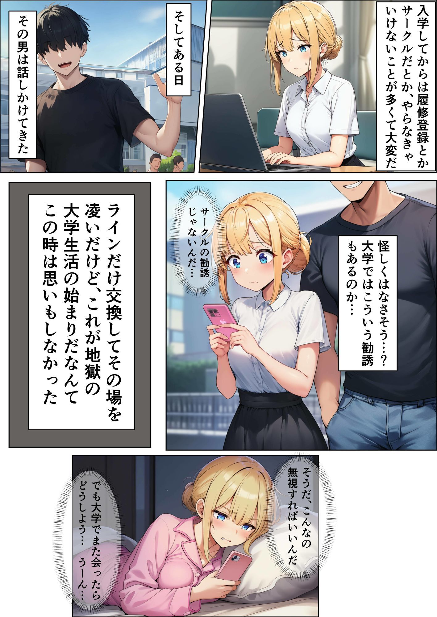 初めての勧誘で人生が変わっちゃった女の子の話  ご主人様との出会い編 画像2