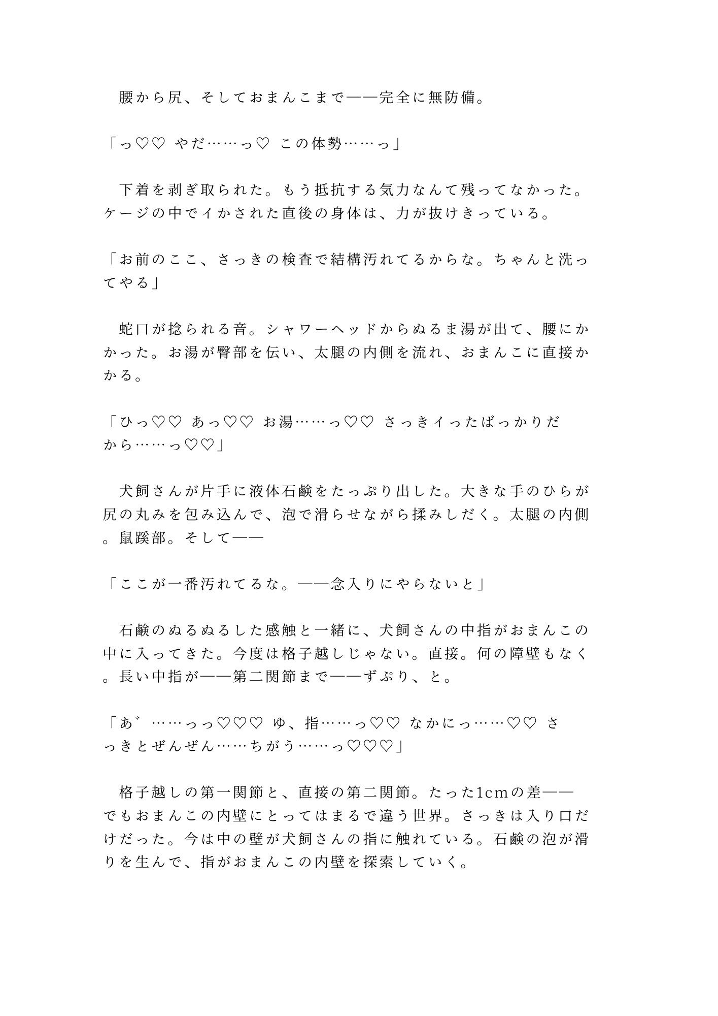 「ペットのモノを盗んだならペットとして償え」万引きバレたカントボーイが首輪とケージで犬扱いされ三回中出しで雌ペットに堕ちる話 画像10