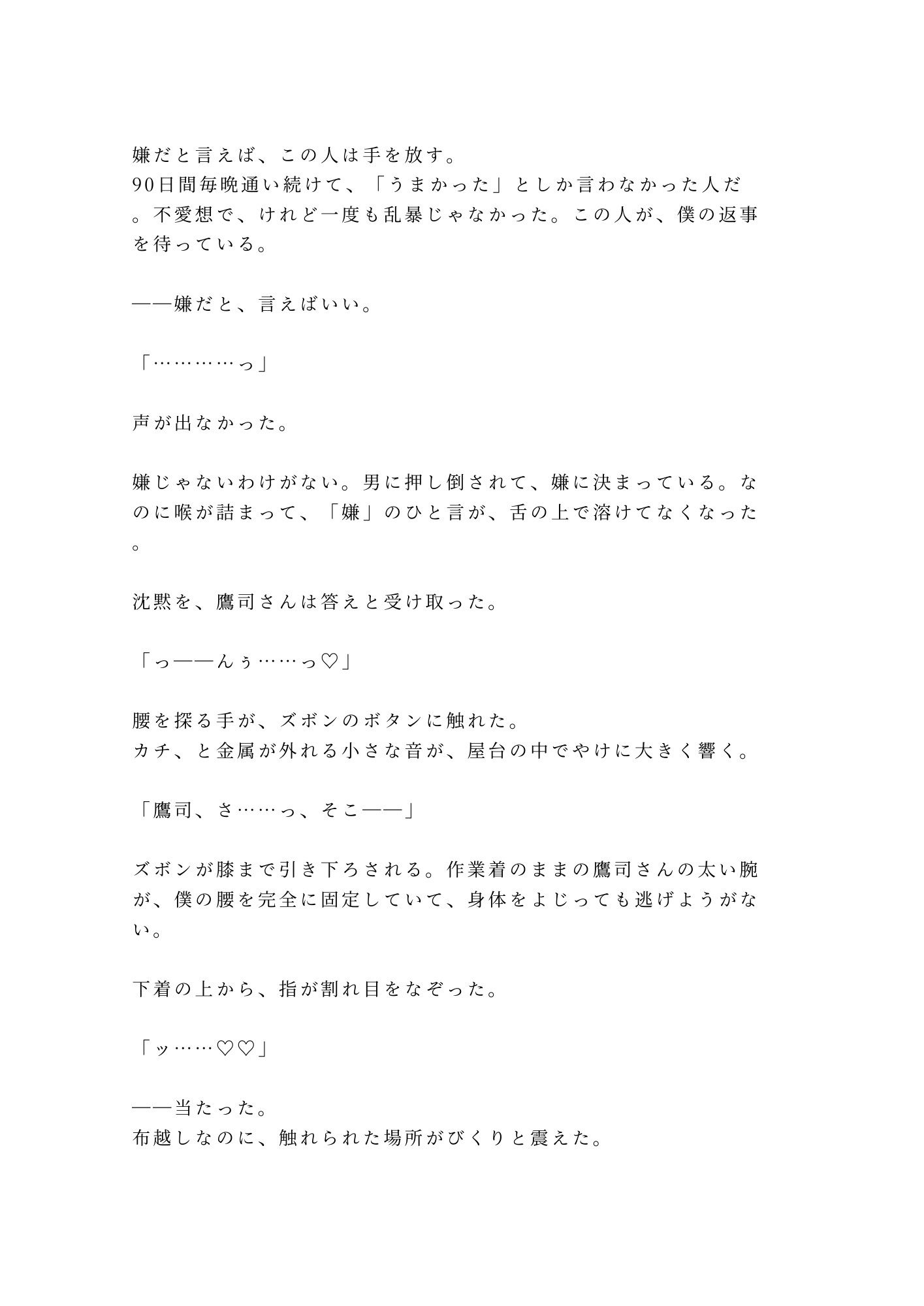 この味、忘れさせねえよ 閉店後の屋台で無口なガテン系常連に押し倒された脱サラ店主が湯気の中で朝まで出汁の匂いごと雌に仕込まれる話 サンプル3