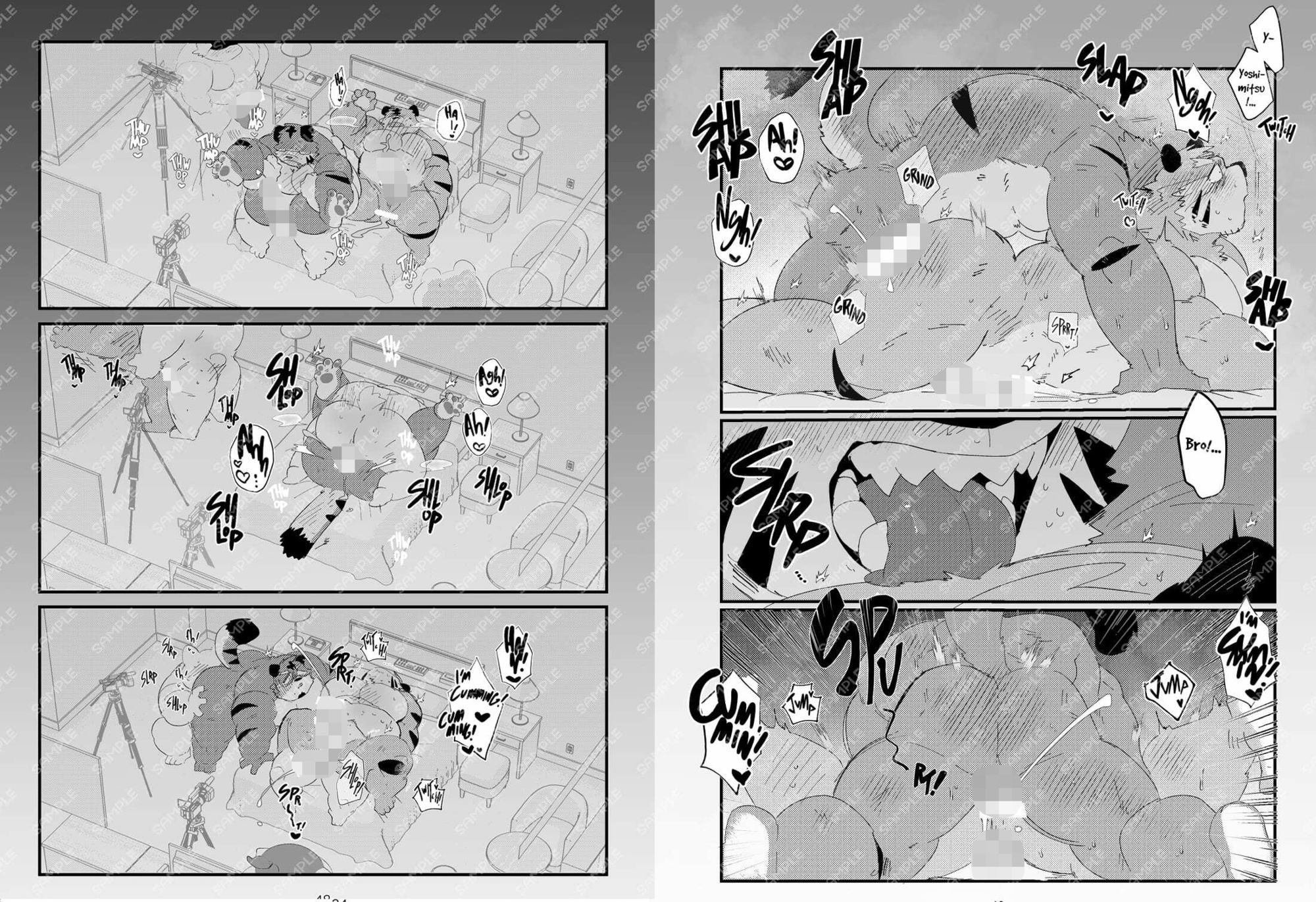 The Book Where the Old Kansai Accent Tiger Twins？Get Tricked Into Doing a Sibling Genre AV 4枚目