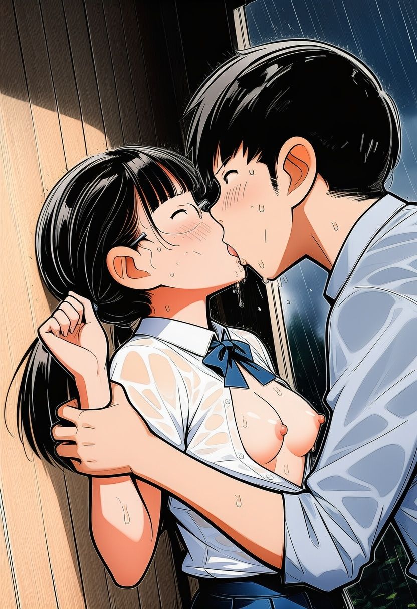 【近親相姦体験】濡れて帰宅した妹がエロすぎた5