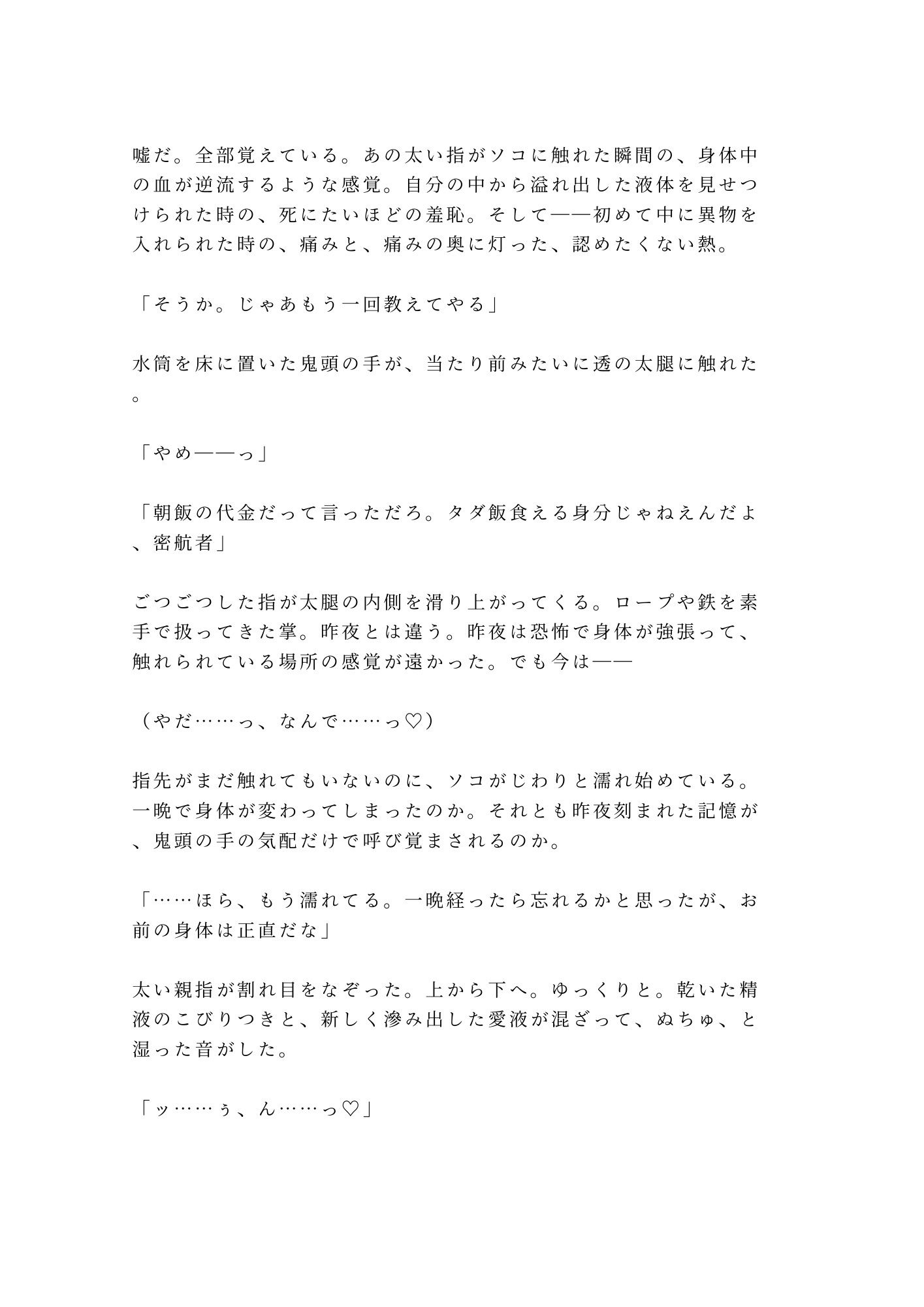 【監禁×拘束×中出し】貨物船の船底で密輸ブローカーに見つかった密航者が「お前は俺の積荷だ」と3日間ロープで繋がれカントを犯●れ尽くす話 3枚目