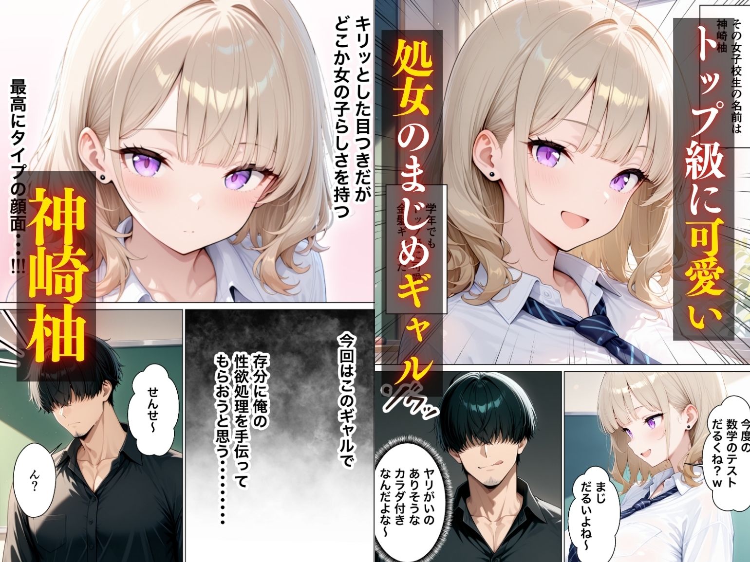 まじめ処女の教え子ギャルがクズ教師に開発される話 画像2