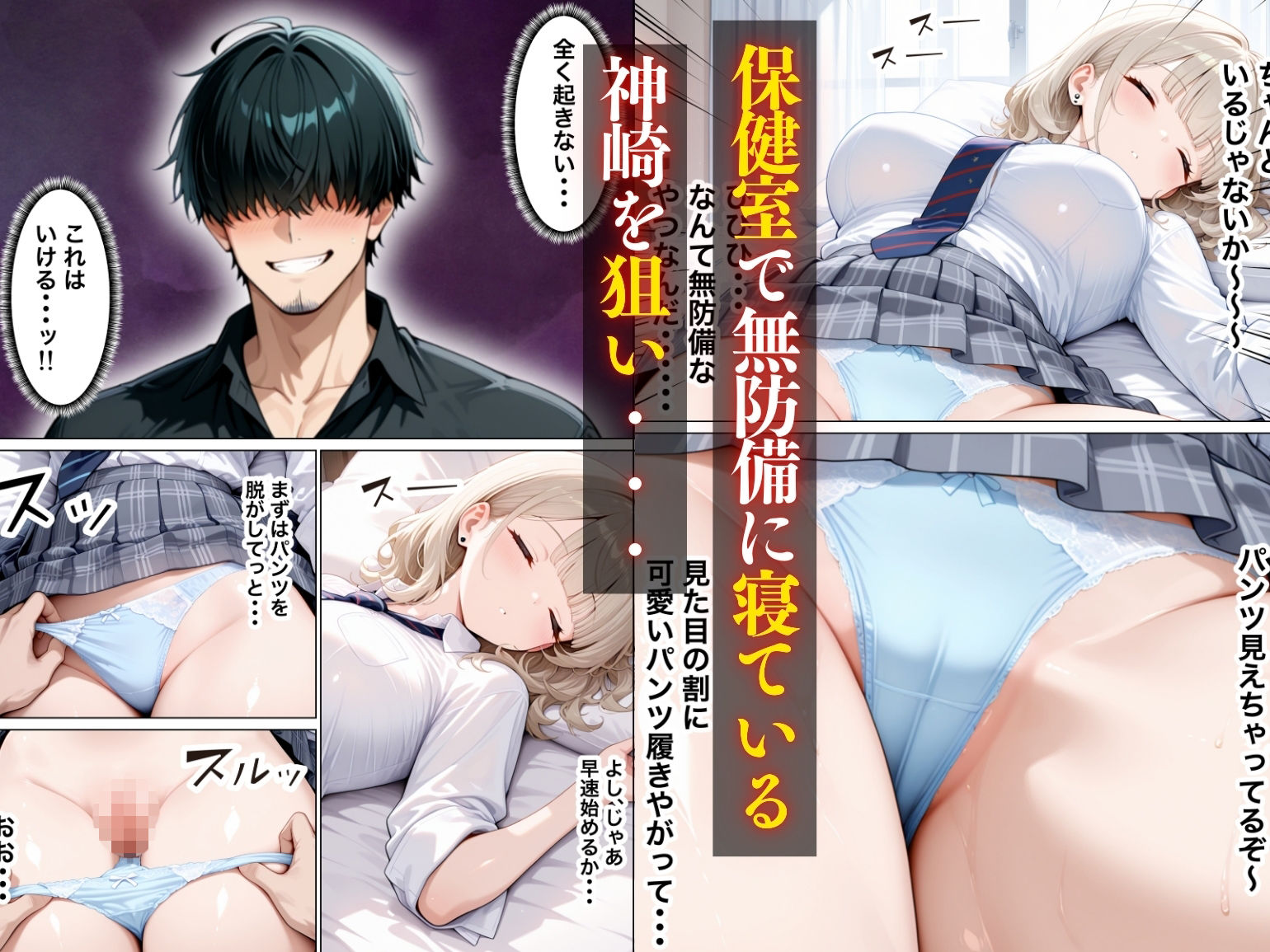 サンプル画像3:まじめ処女の教え子ギャルがクズ教師に開発される話(たむりん) [d_736453]