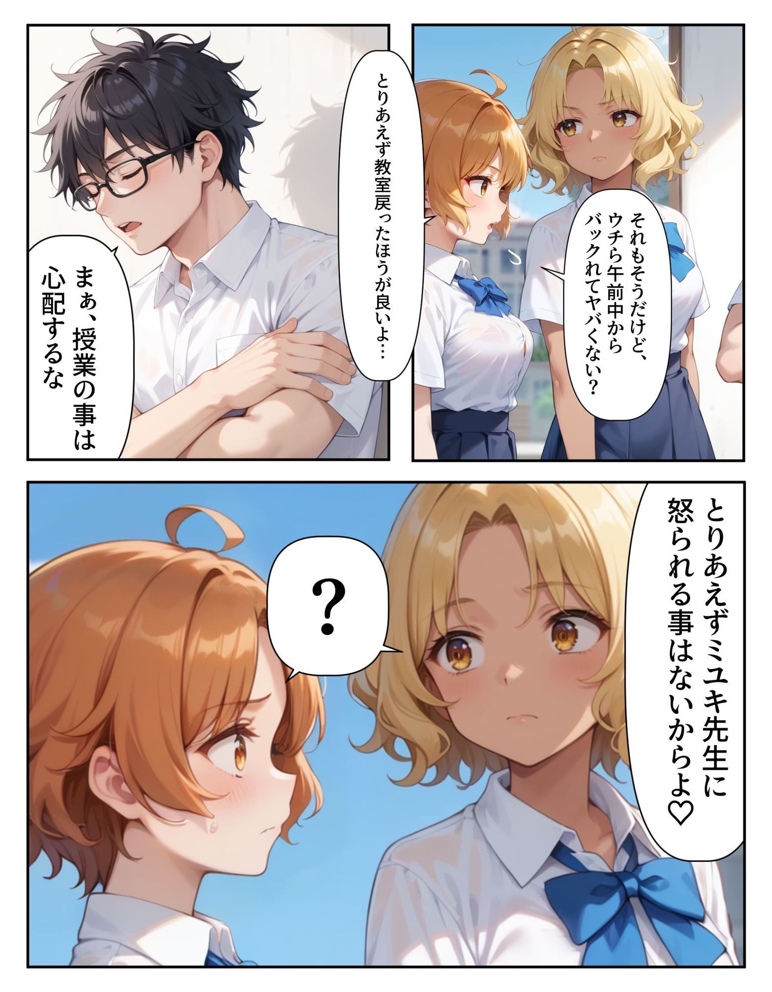 腕時計のリューズを引っ張ったら時間が停止!?好き放題に女子生徒にイタズラした話2 画像2